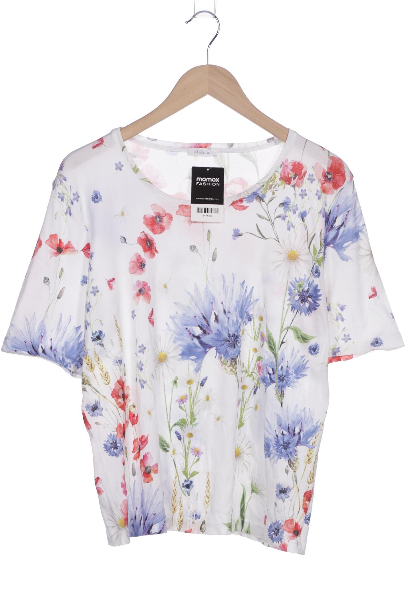 

efixelle Damen T-Shirt, weiß, Gr. 44