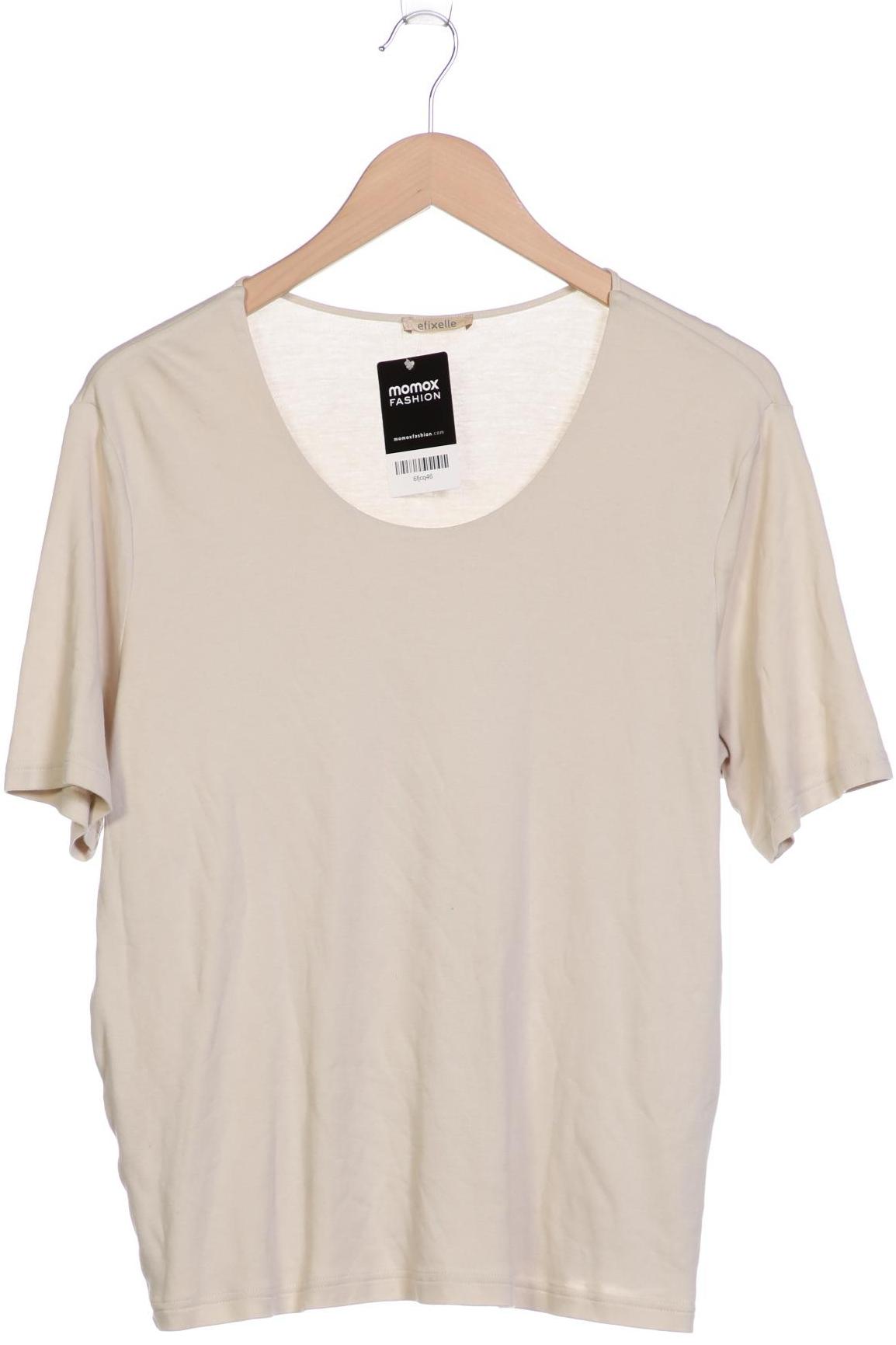 

efixelle Damen T-Shirt, beige