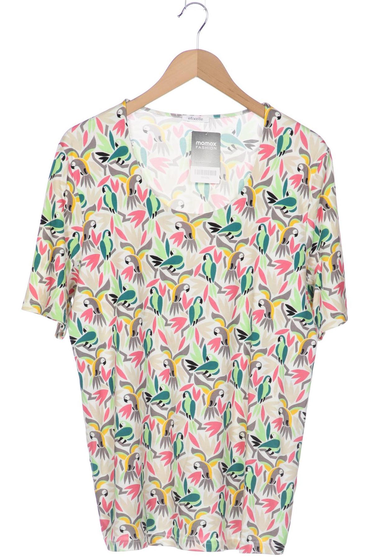 

efixelle Damen T-Shirt, mehrfarbig, Gr. 46