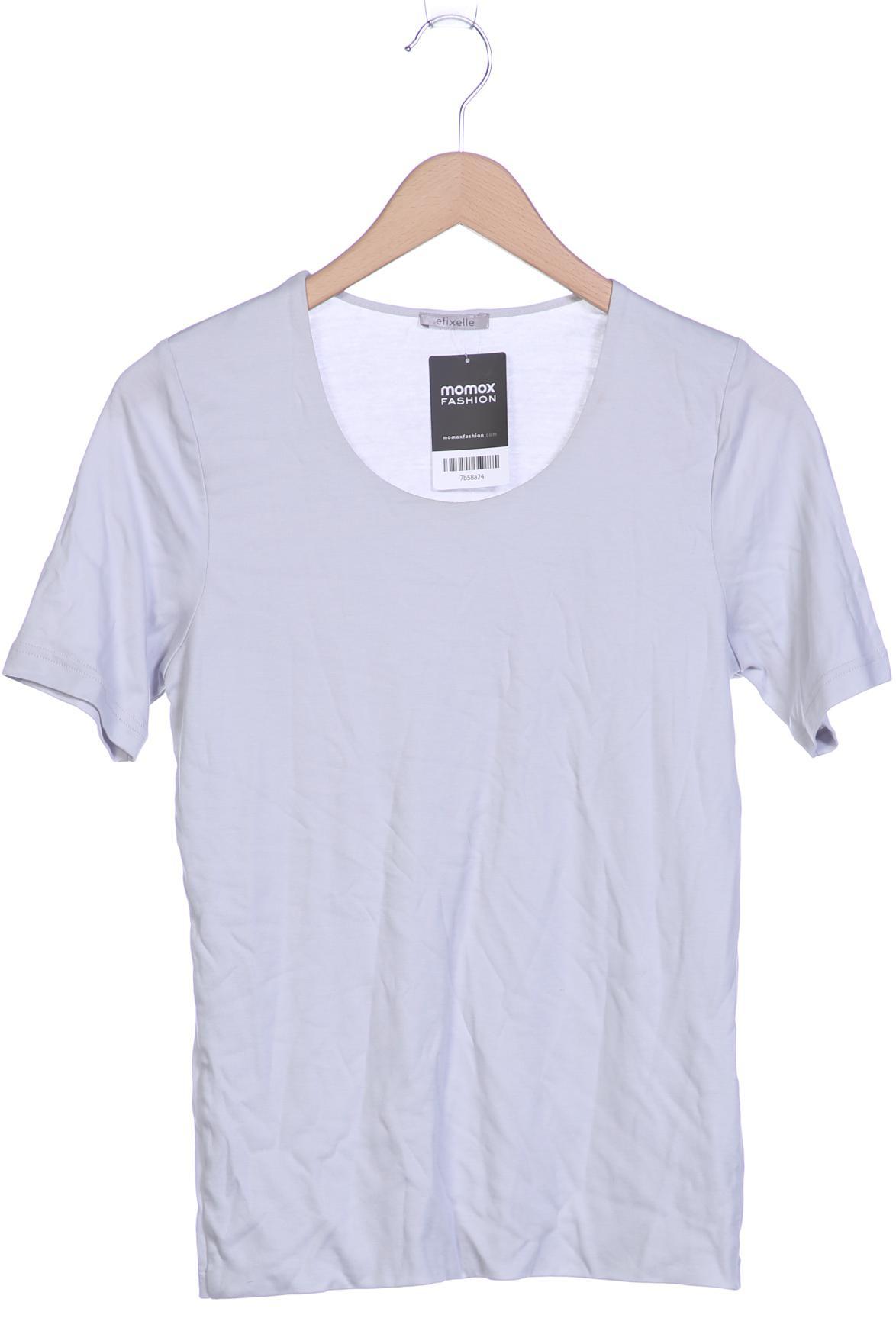 

efixelle Damen T-Shirt, blau, Gr. 36