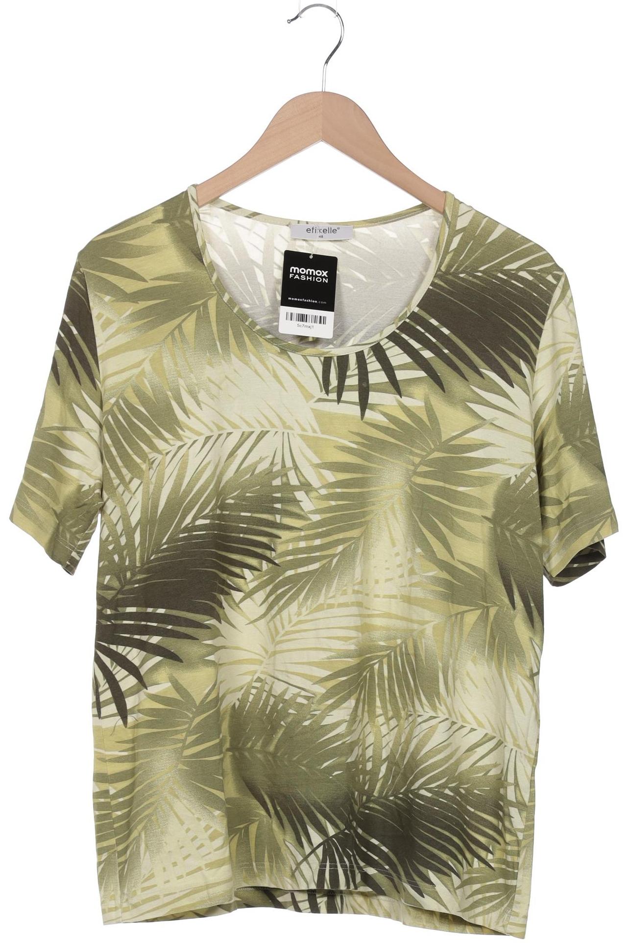 

efixelle Damen T-Shirt, grün, Gr. 48