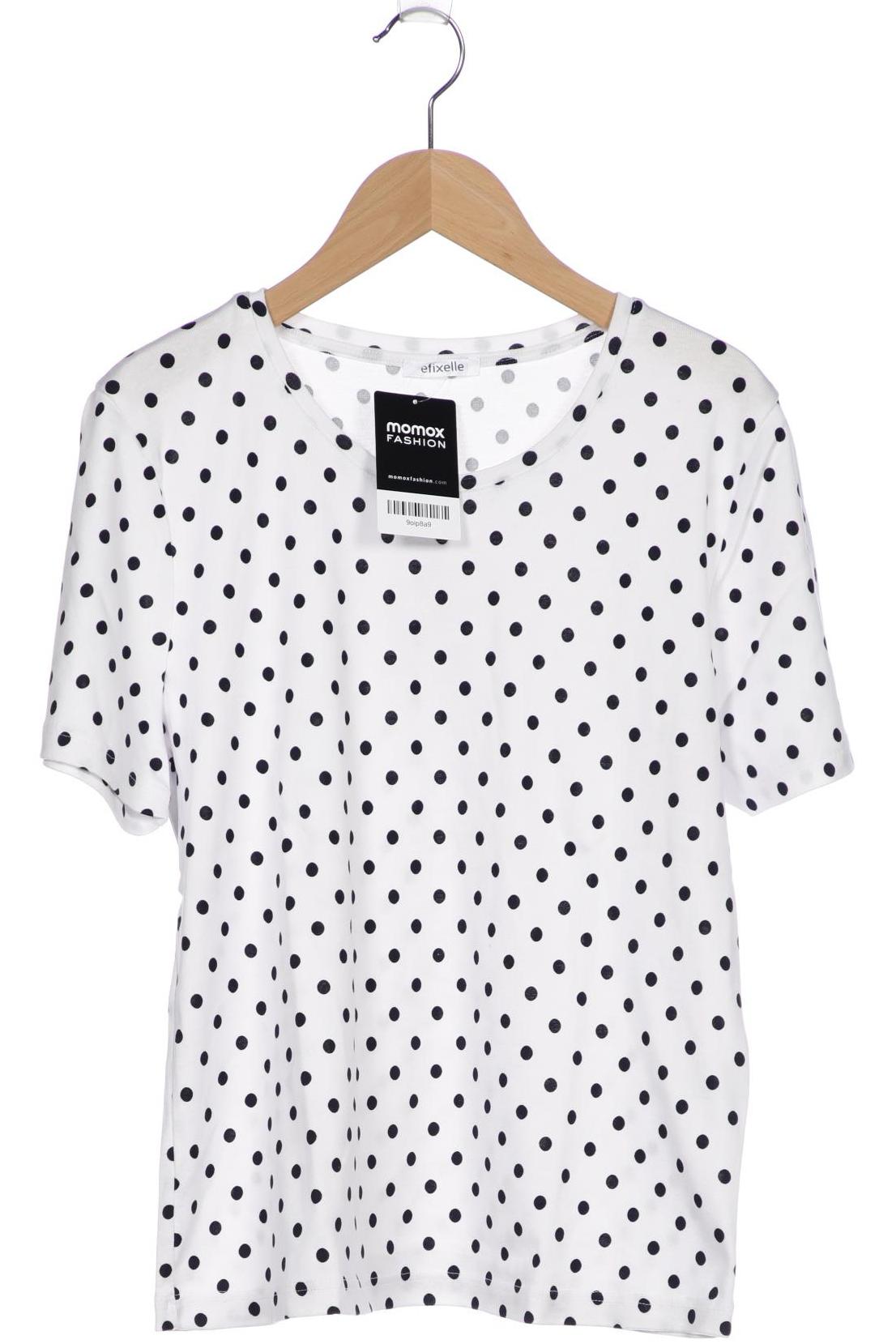

efixelle Damen T-Shirt, weiß
