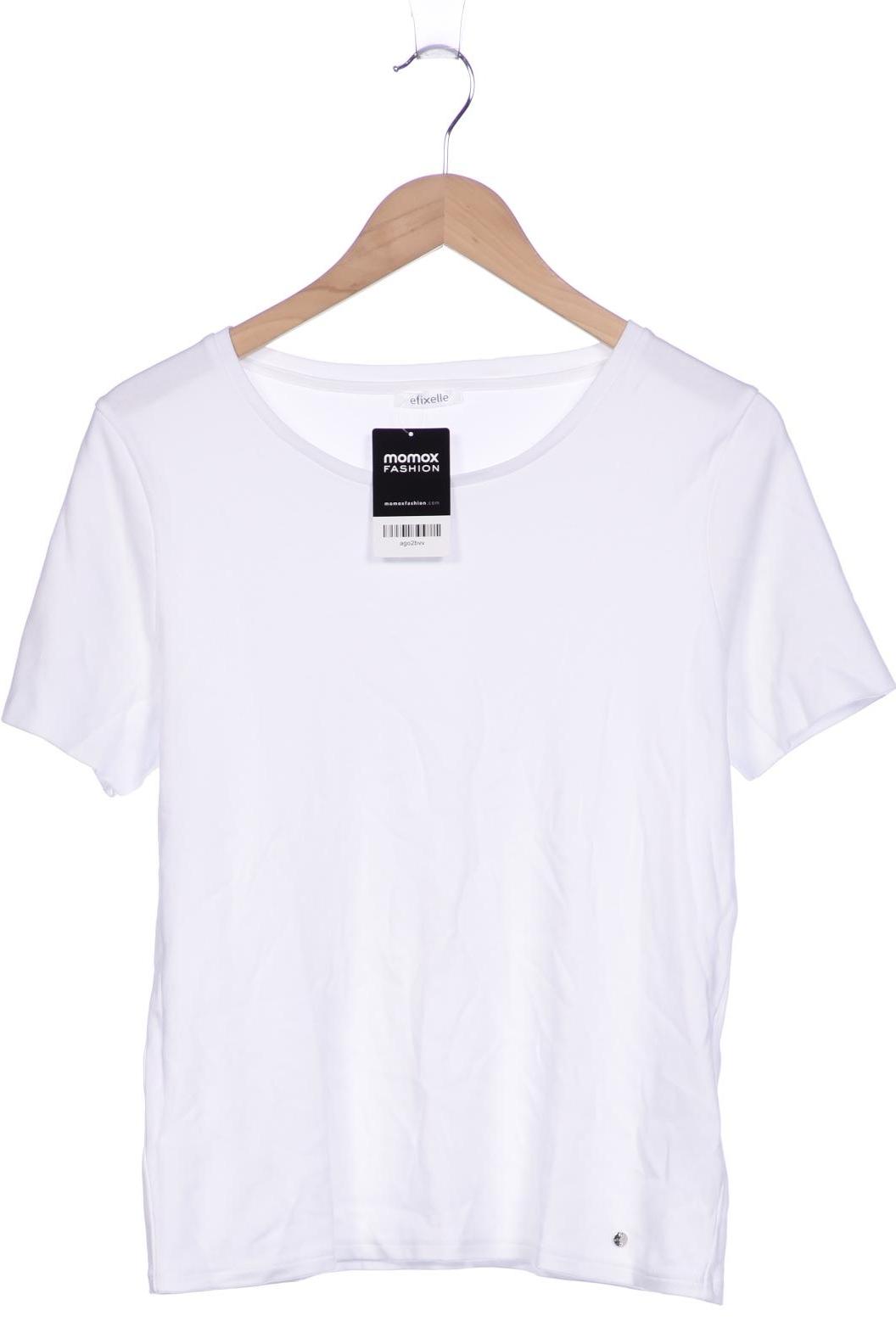 

efixelle Damen T-Shirt, weiß, Gr. 44