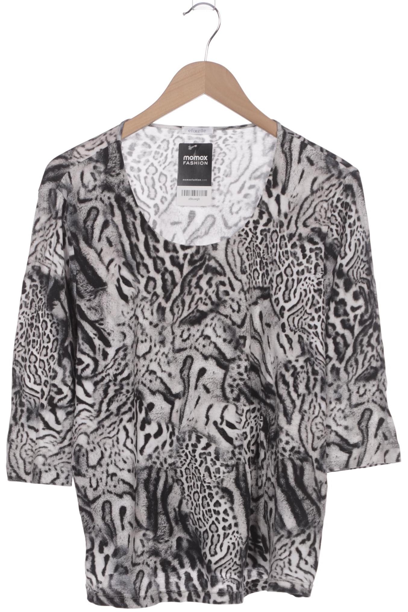 

efixelle Damen T-Shirt, grau, Gr. 42