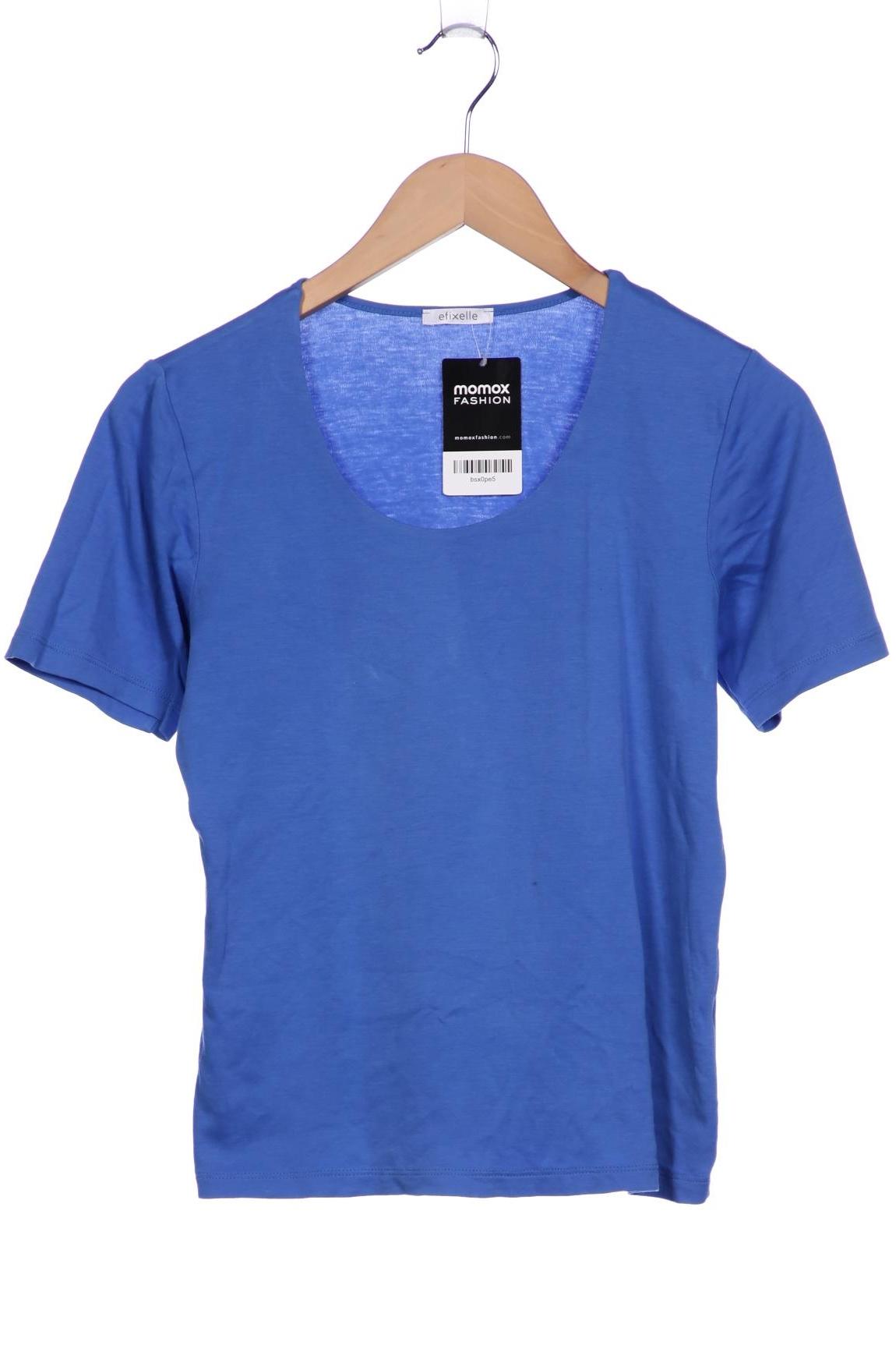 

efixelle Damen T-Shirt, blau, Gr. 36