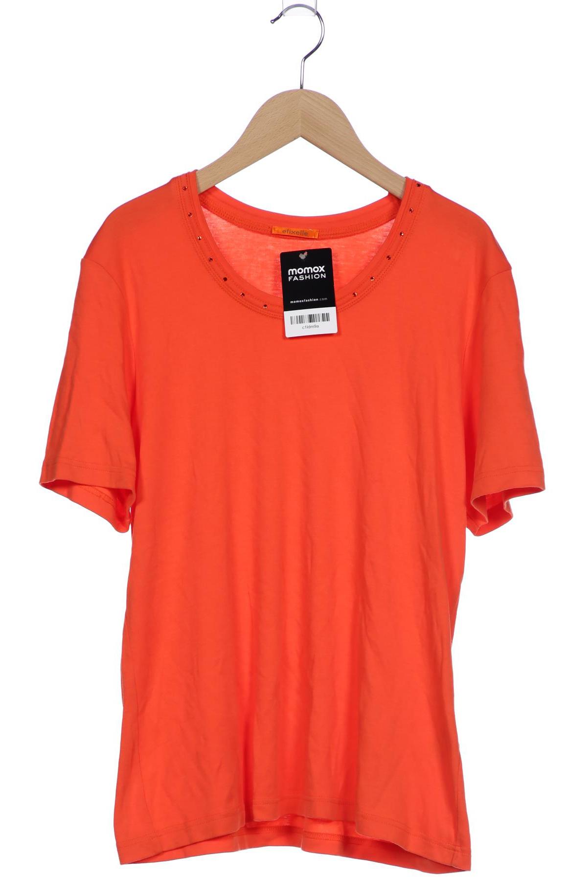 

efixelle Damen T-Shirt, orange, Gr. 42