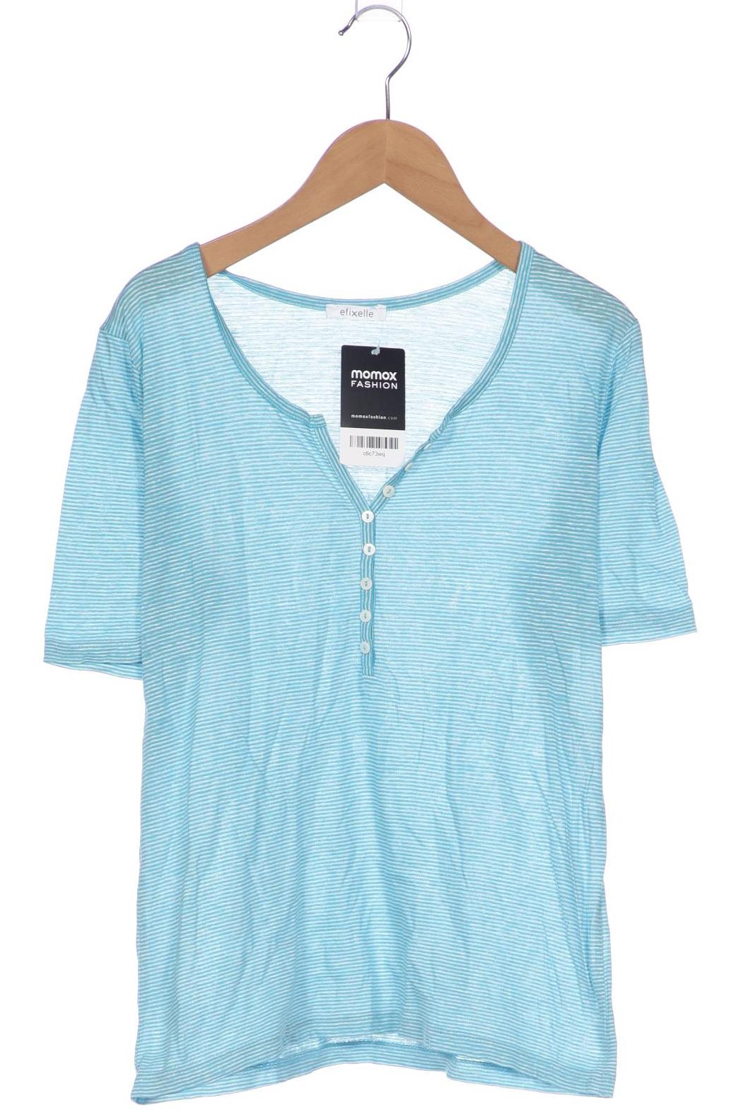 

efixelle Damen T-Shirt, blau, Gr. 38