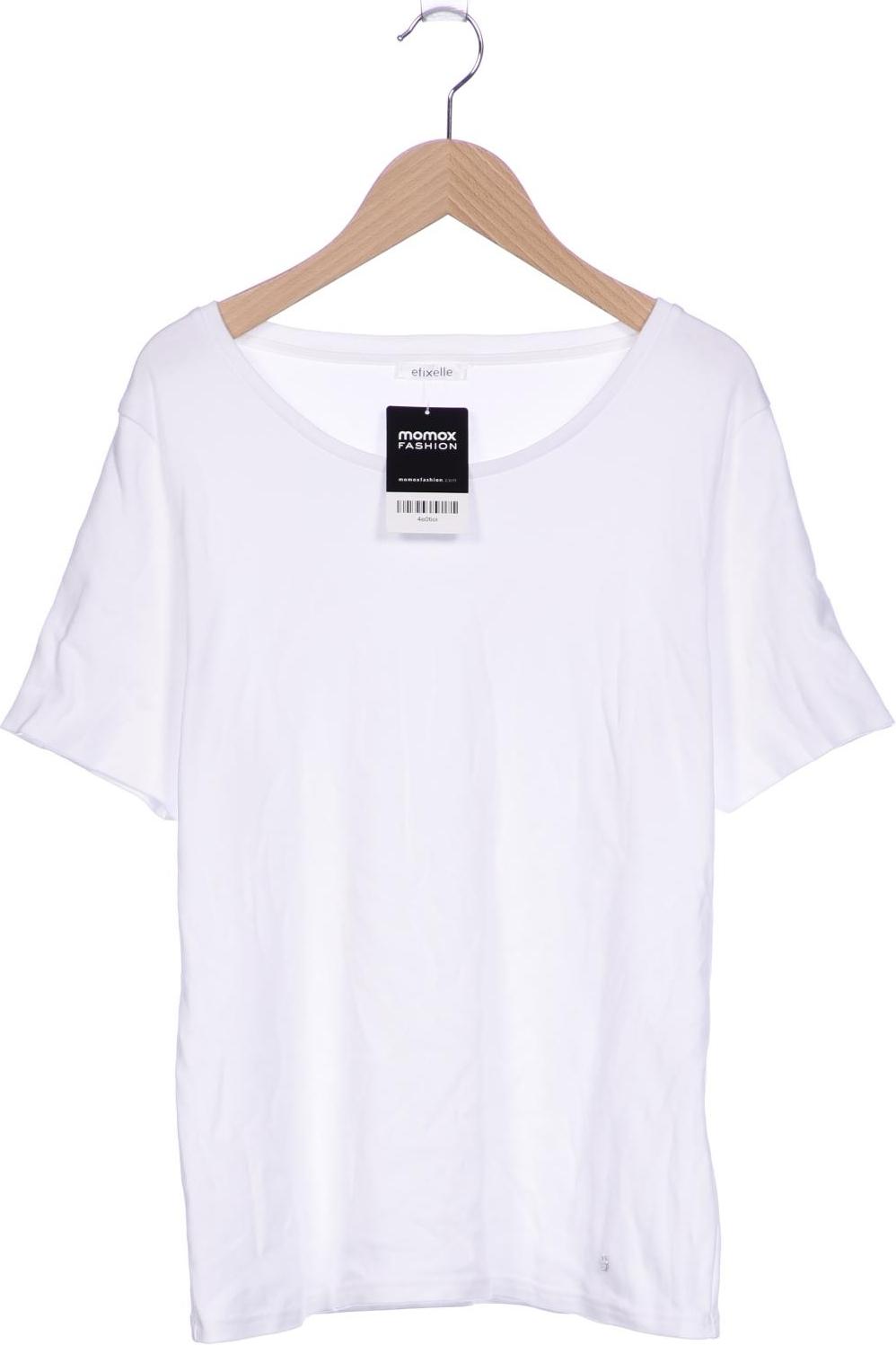 

efixelle Damen T-Shirt, weiß, Gr. 38