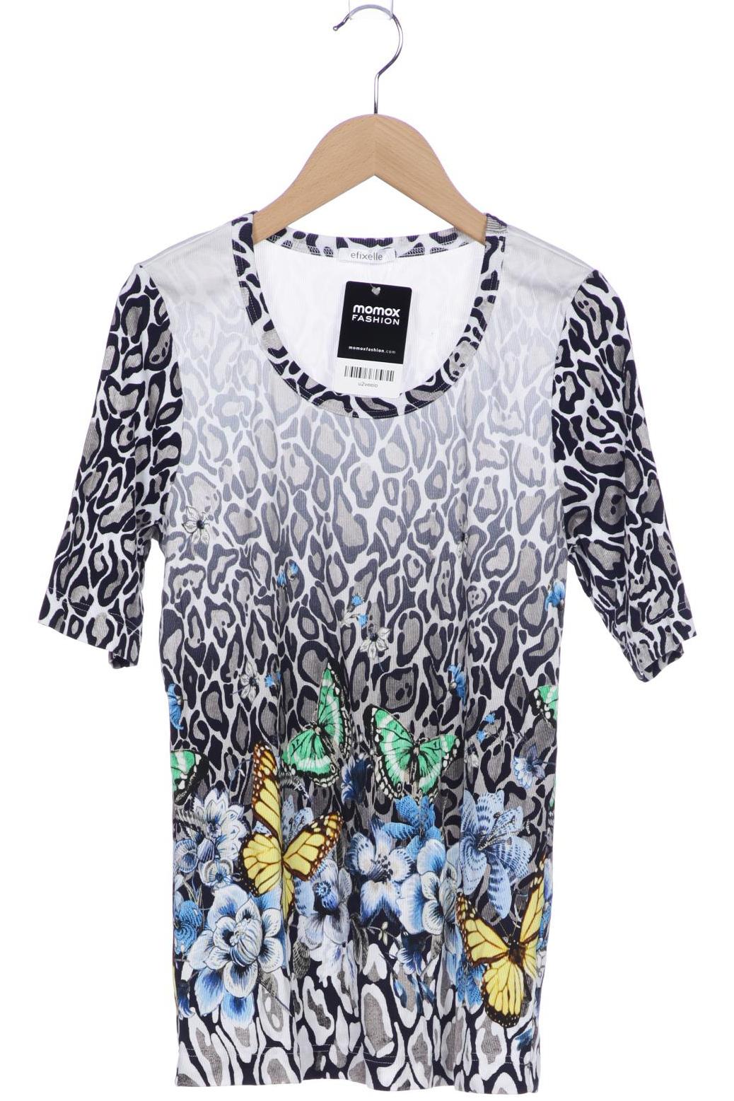 

efixelle Damen T-Shirt, mehrfarbig, Gr. 40