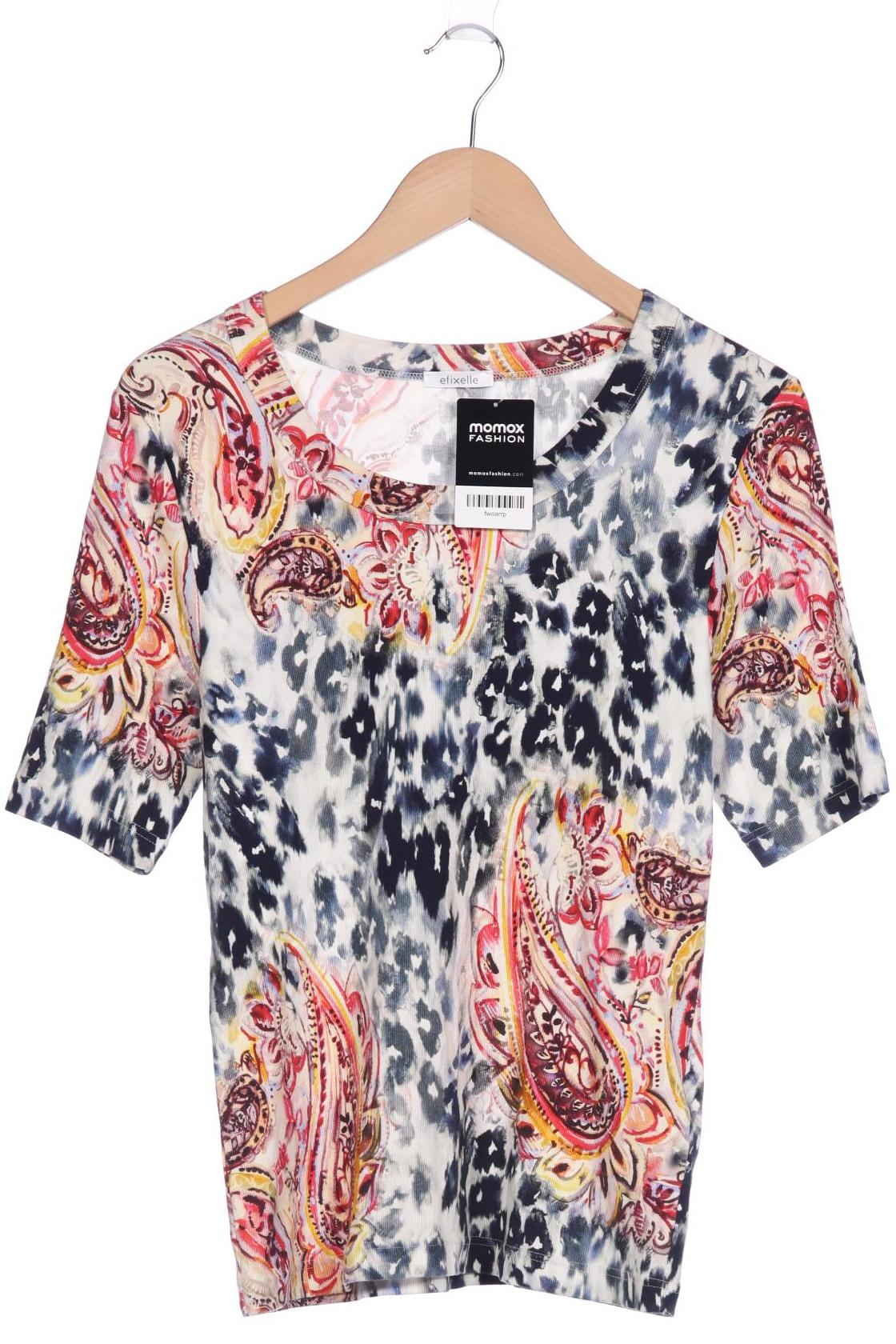 

efixelle Damen T-Shirt, mehrfarbig