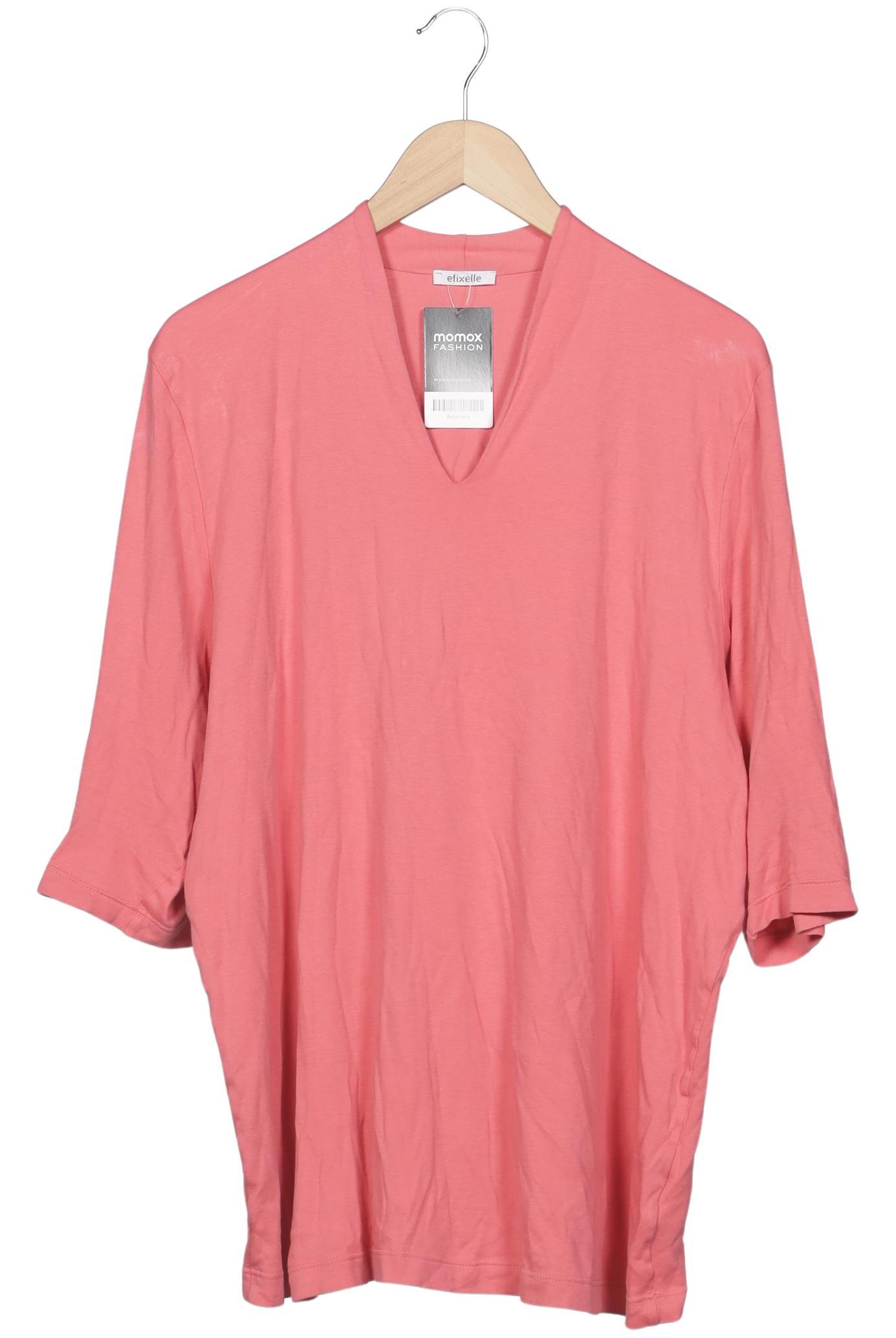 

efixelle Damen T-Shirt, pink, Gr. 52