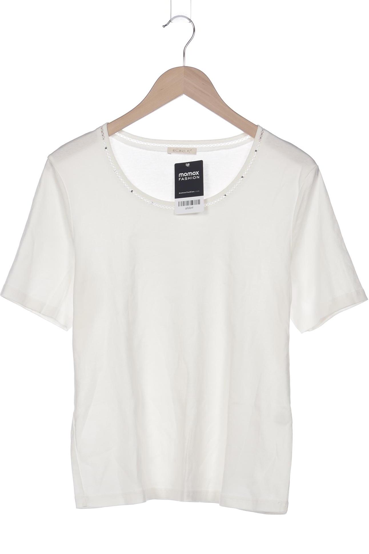 

efixelle Damen T-Shirt, cremeweiß, Gr. 44