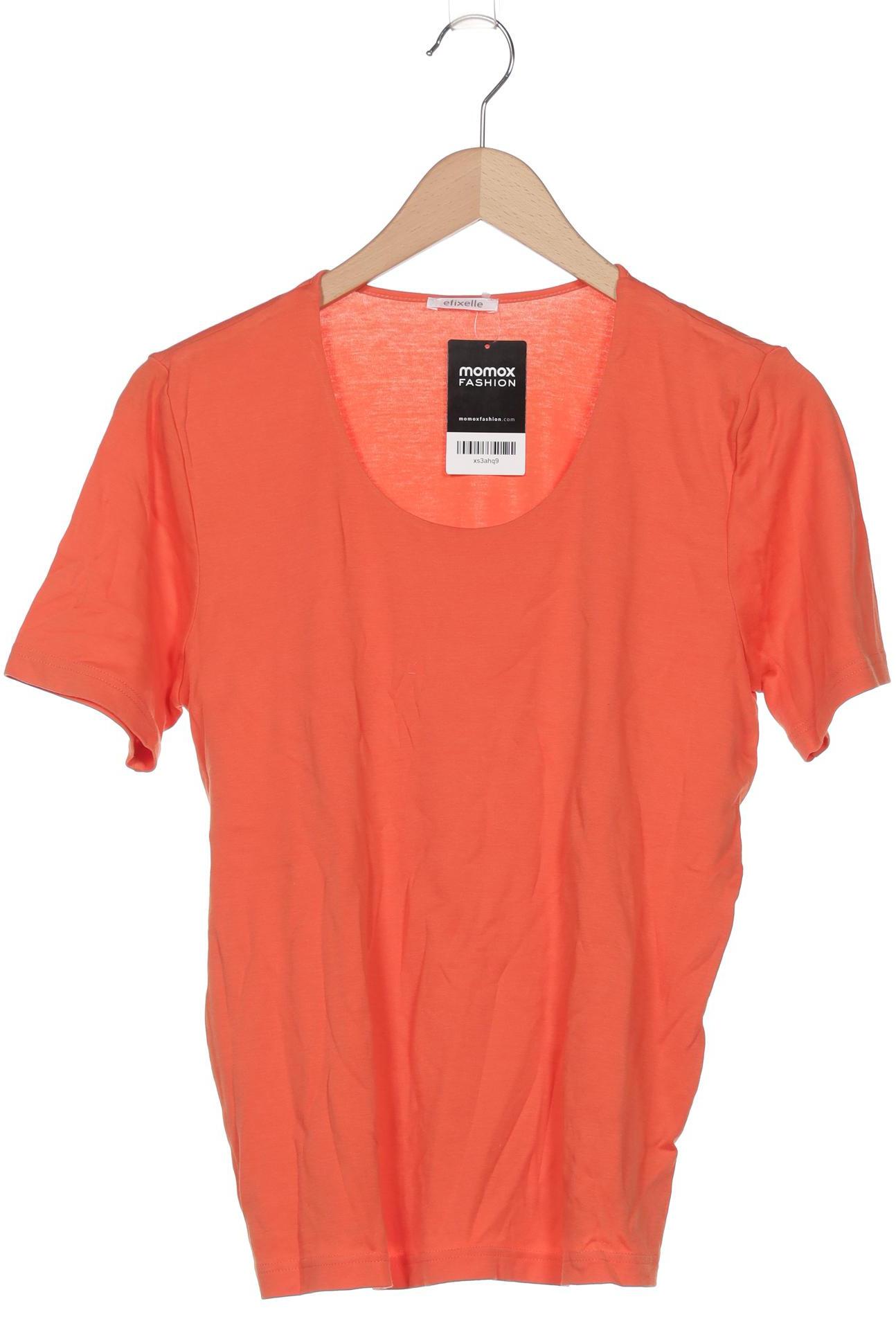 

efixelle Damen T-Shirt, orange, Gr. 42