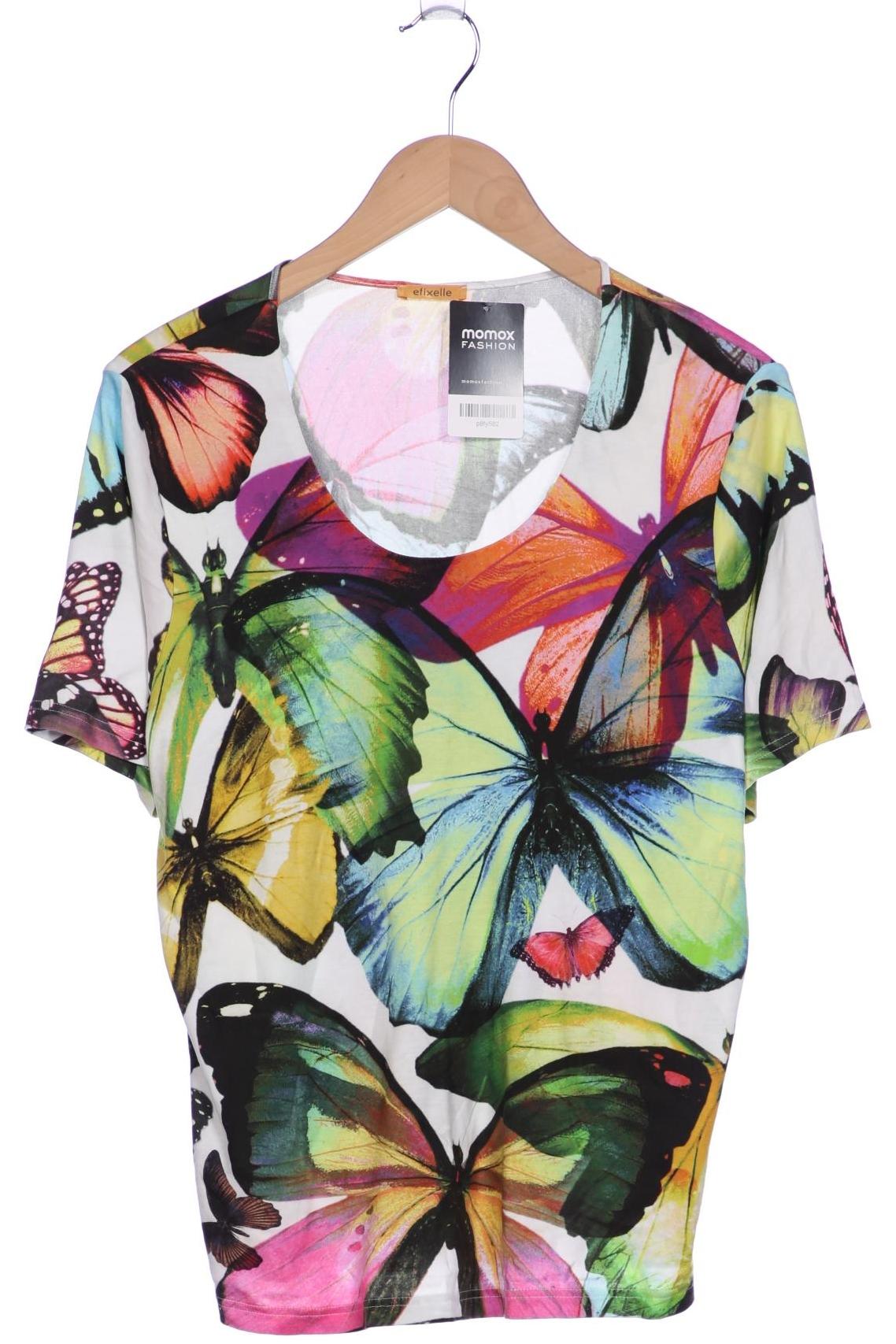 

efixelle Damen T-Shirt, mehrfarbig, Gr. 44