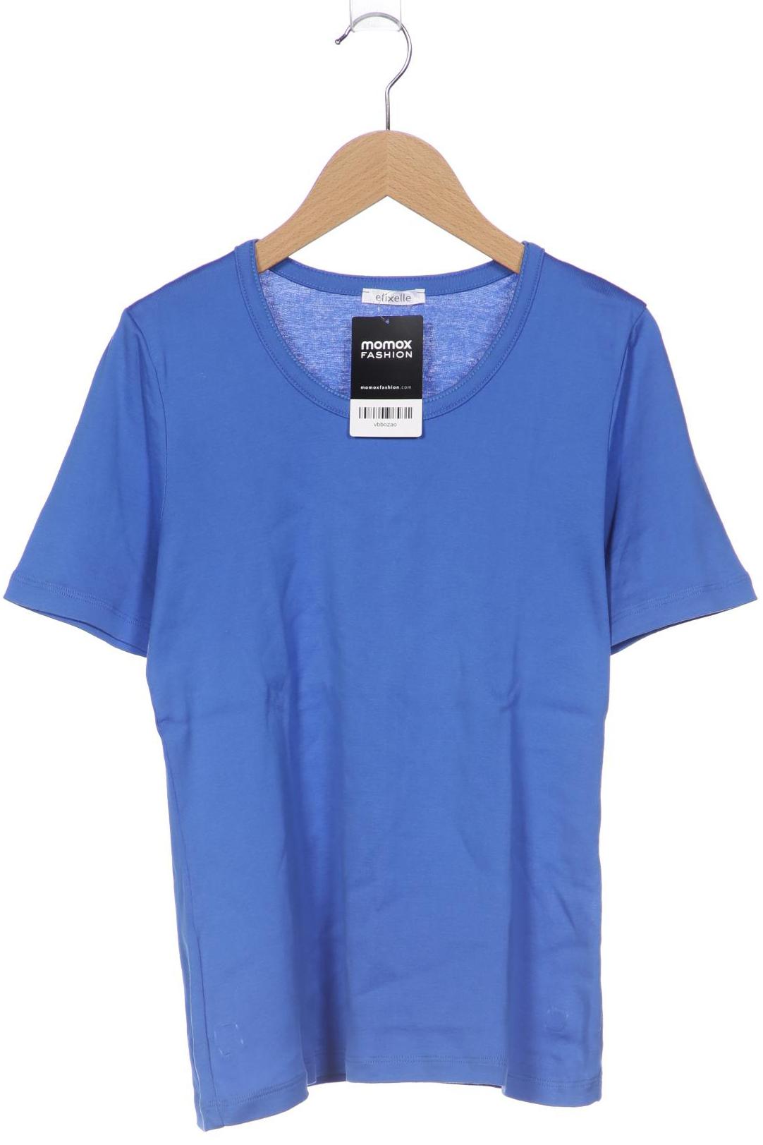 

efixelle Damen T-Shirt, blau, Gr. 36