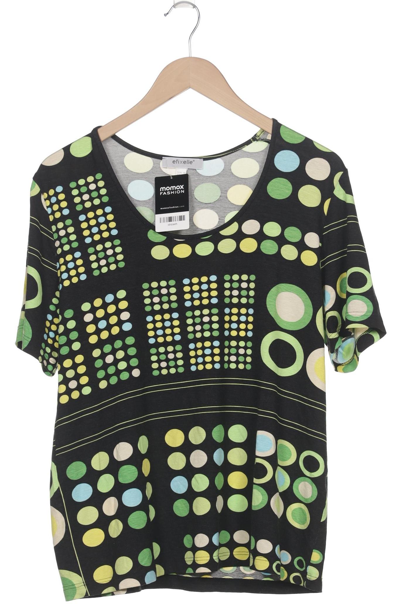 

efixelle Damen T-Shirt, schwarz, Gr. 46