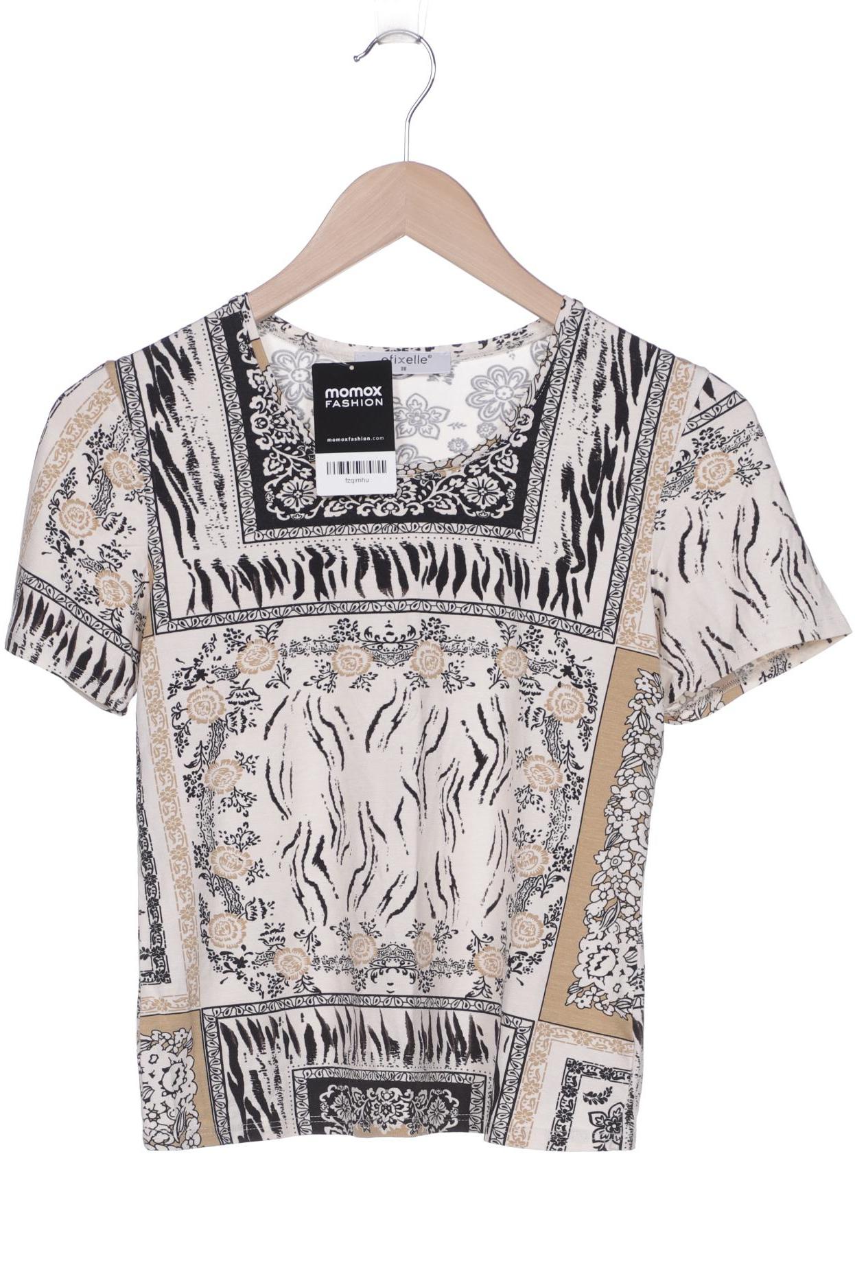 

efixelle Damen T-Shirt, beige, Gr. 38