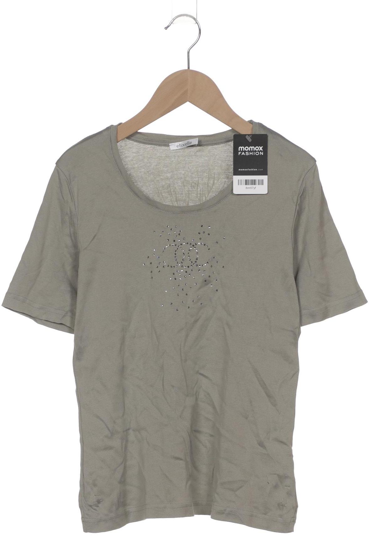 

efixelle Damen T-Shirt, hellgrün, Gr. 36