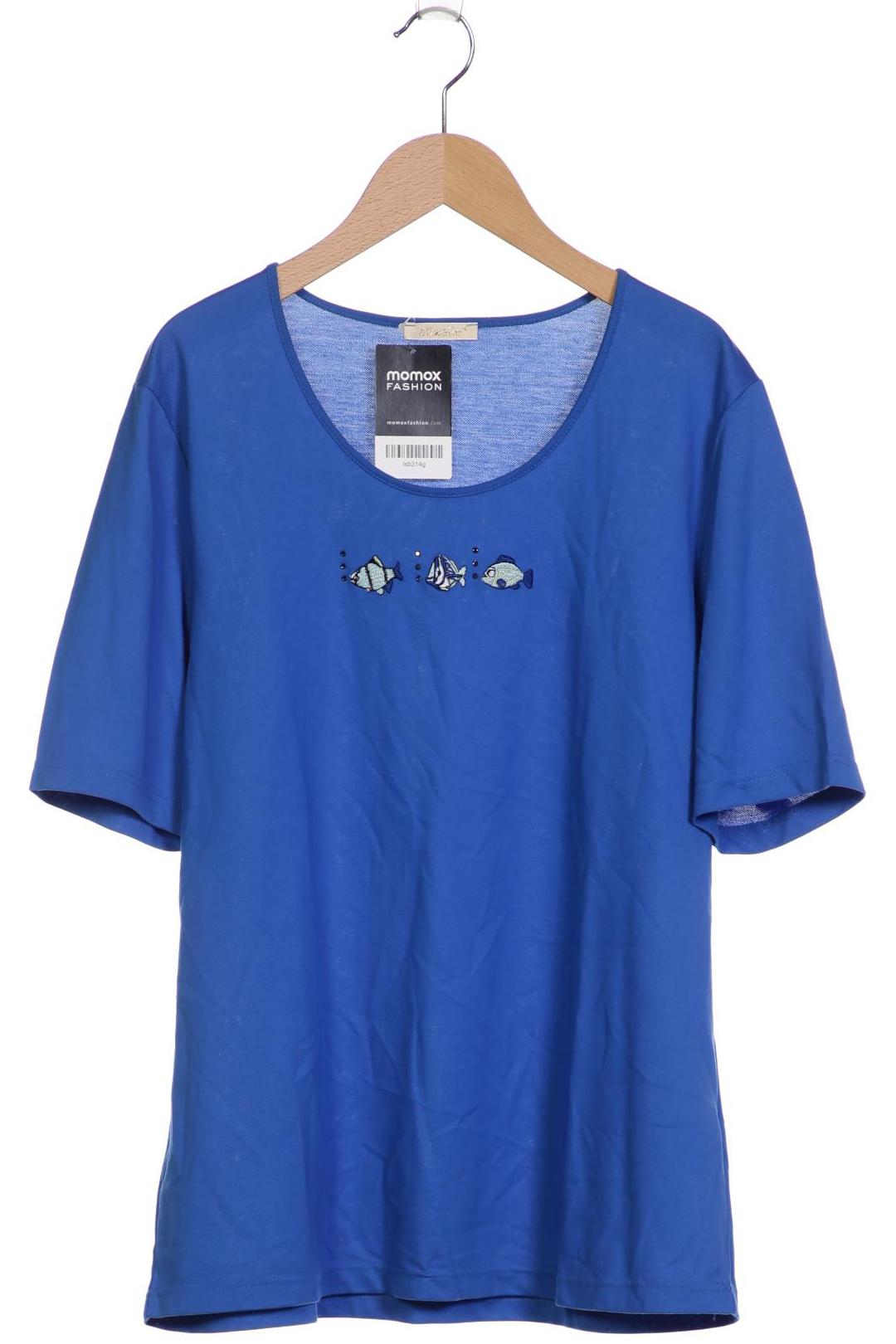 

efixelle Damen T-Shirt, blau, Gr. 46