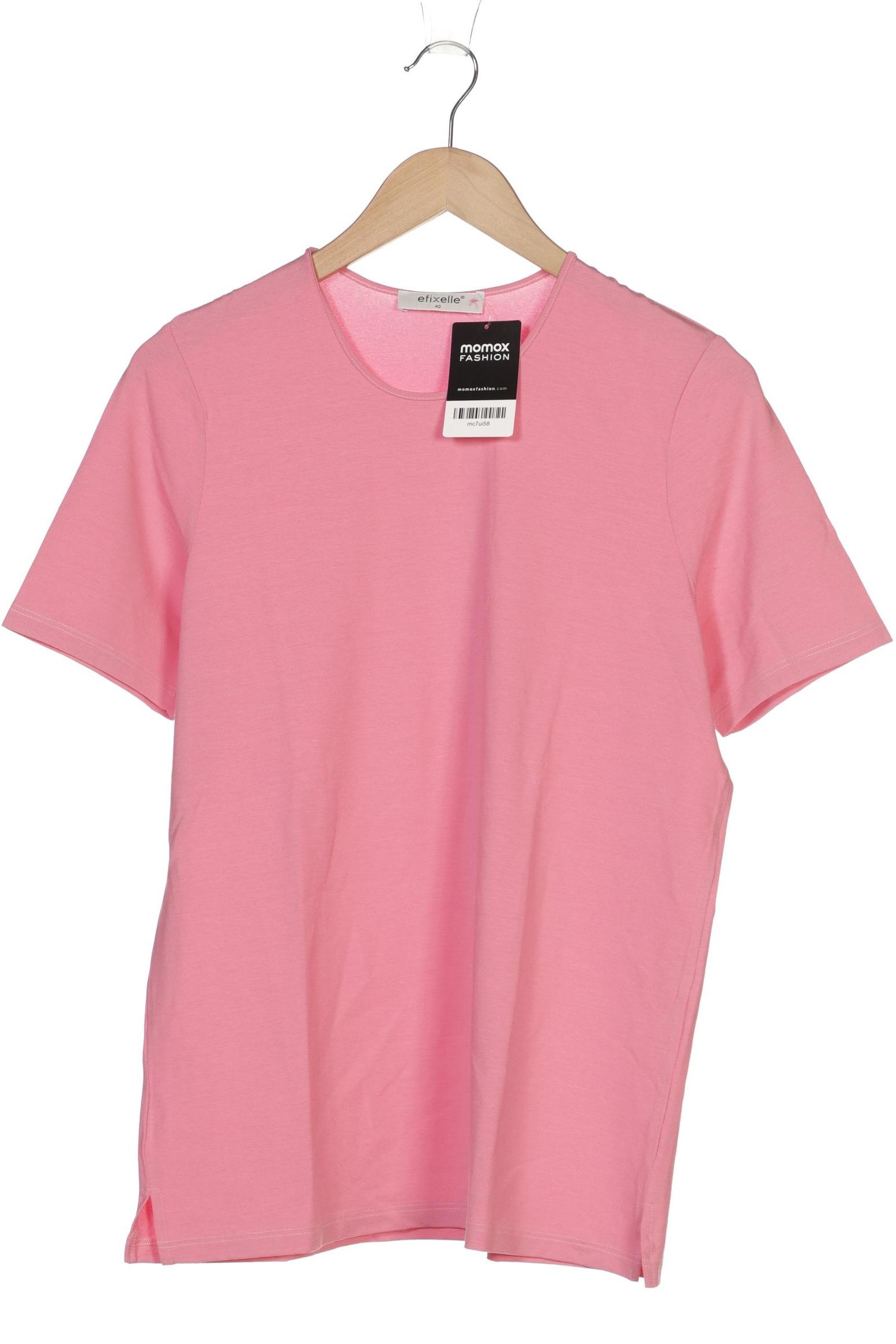 

efixelle Damen T-Shirt, pink, Gr. 40