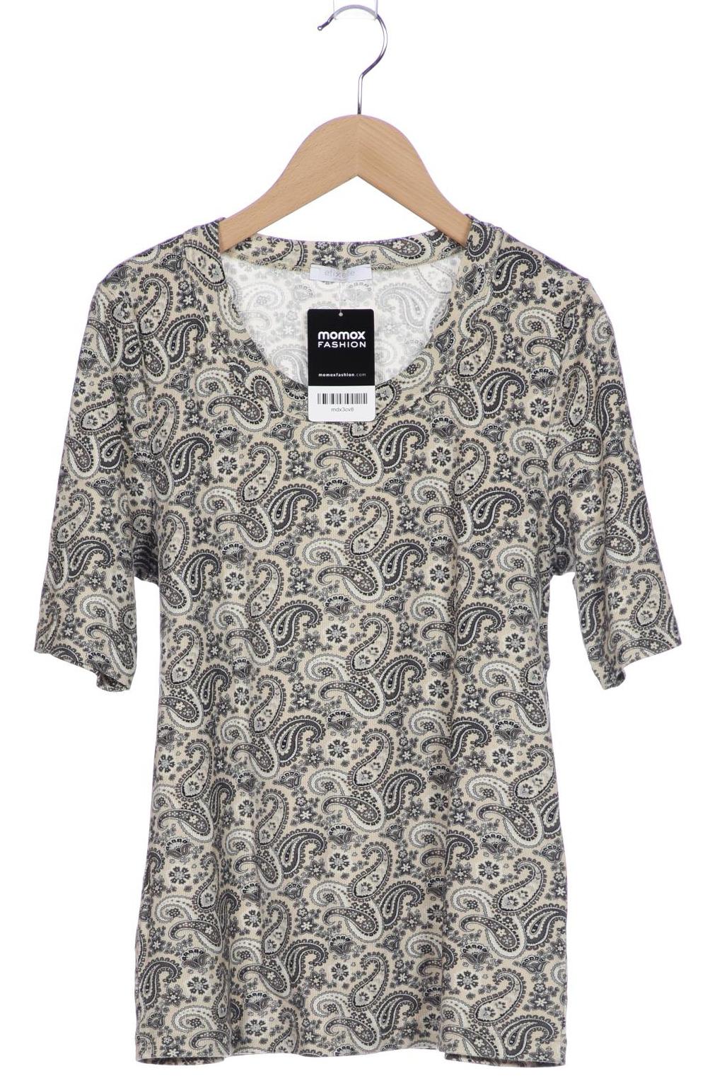 

efixelle Damen T-Shirt, beige, Gr. 42