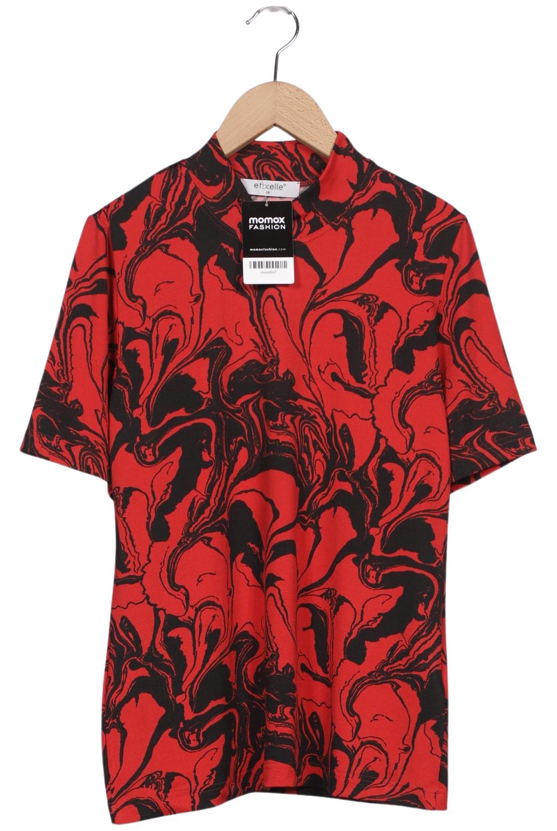 

efixelle Damen T-Shirt, rot, Gr. 38