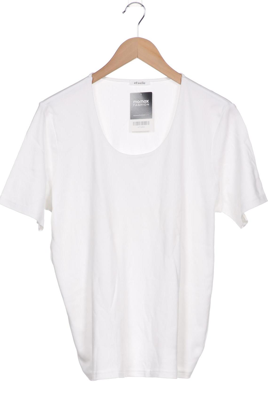 

efixelle Damen T-Shirt, weiß