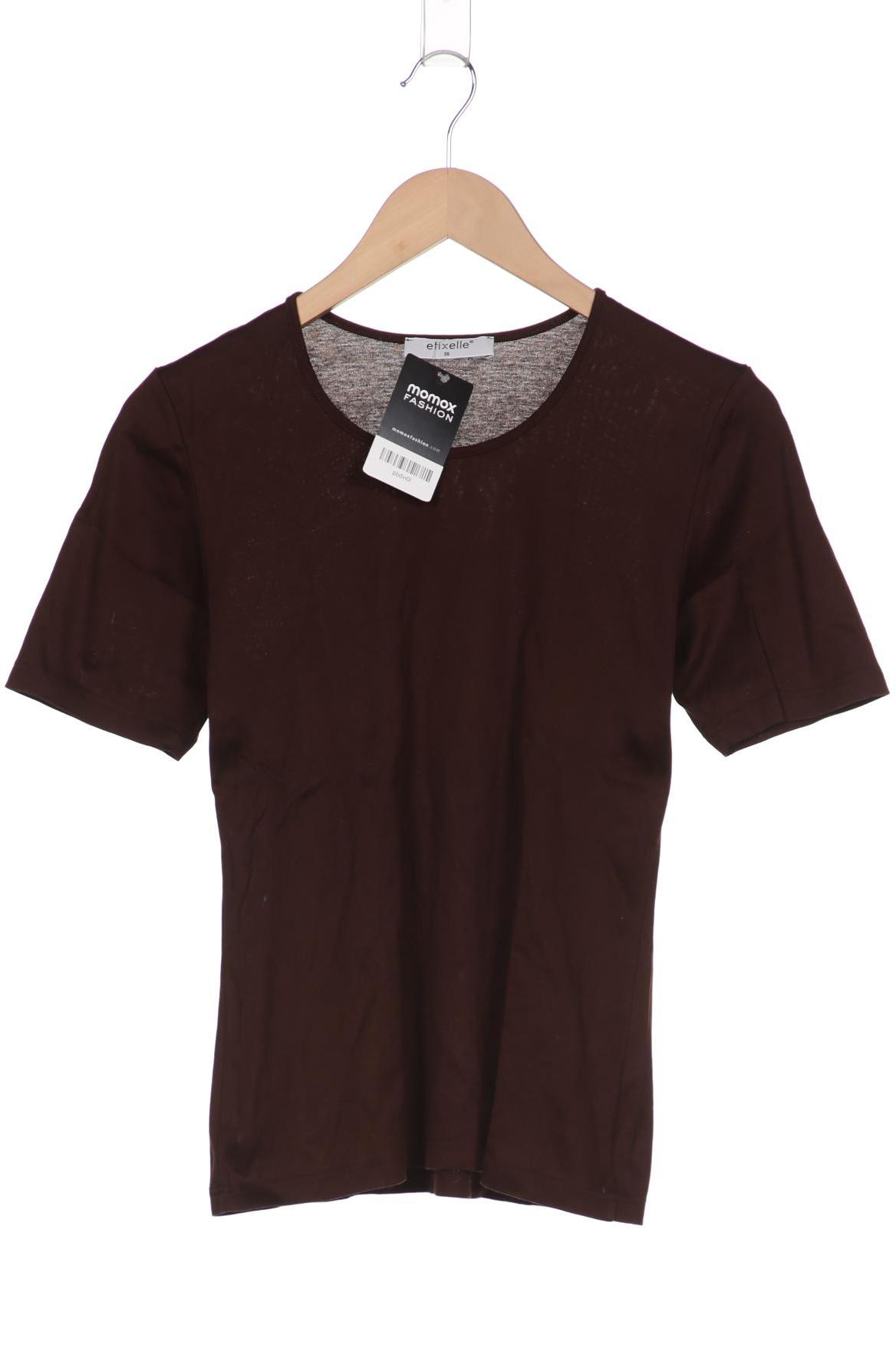 

efixelle Damen T-Shirt, braun