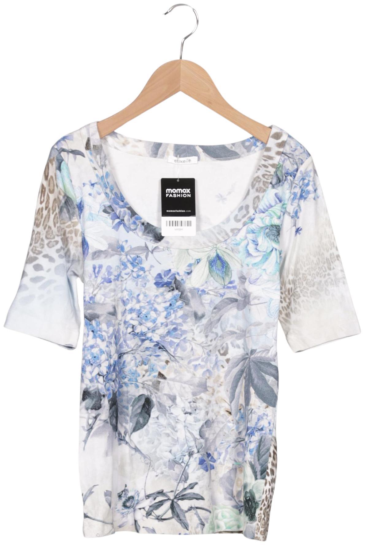 

efixelle Damen T-Shirt, hellblau, Gr. 38