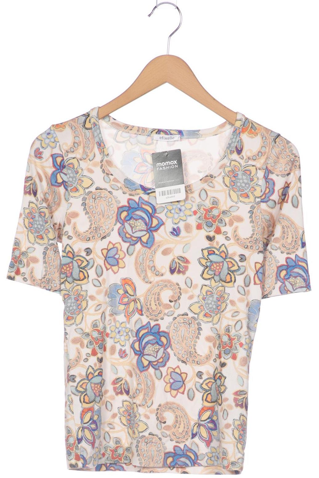 

efixelle Damen T-Shirt, beige, Gr. 38