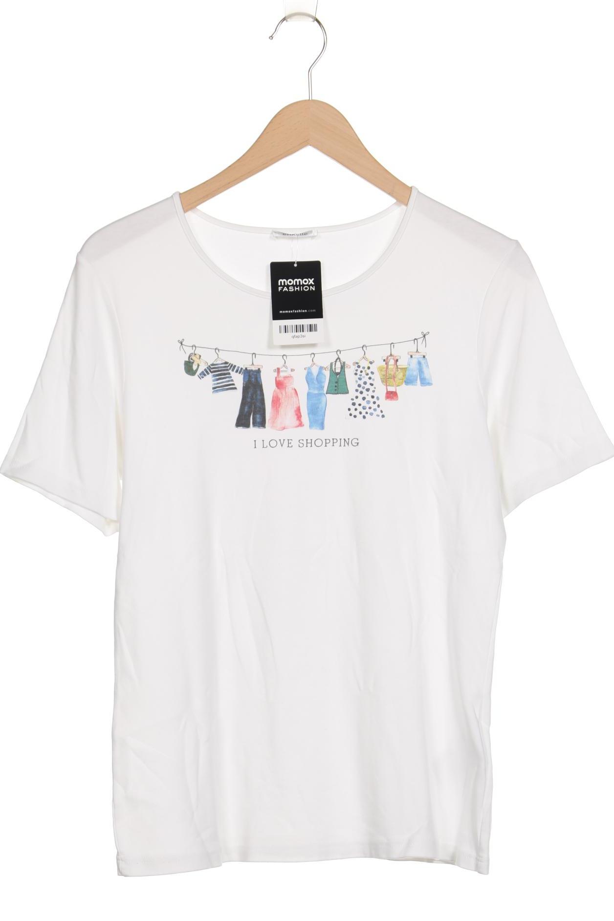 

efixelle Damen T-Shirt, weiß, Gr. 40