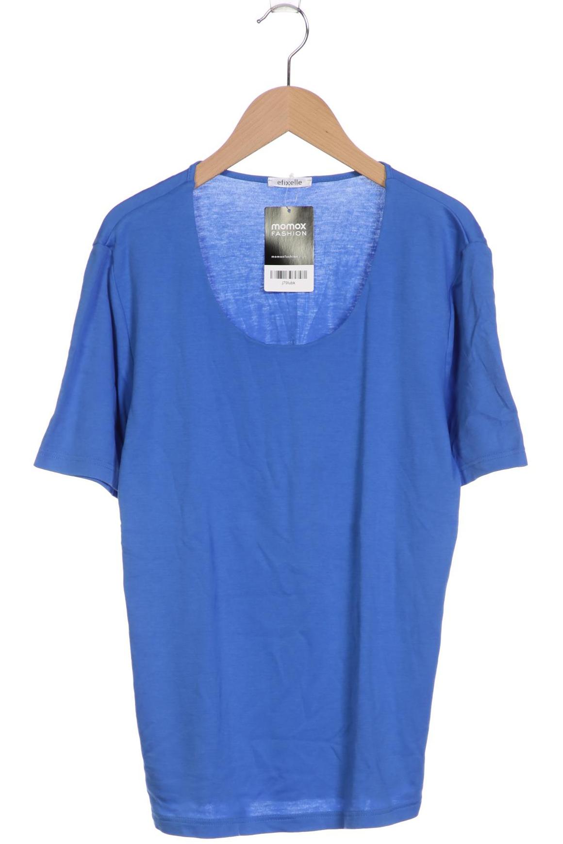 

efixelle Damen T-Shirt, blau, Gr. 40