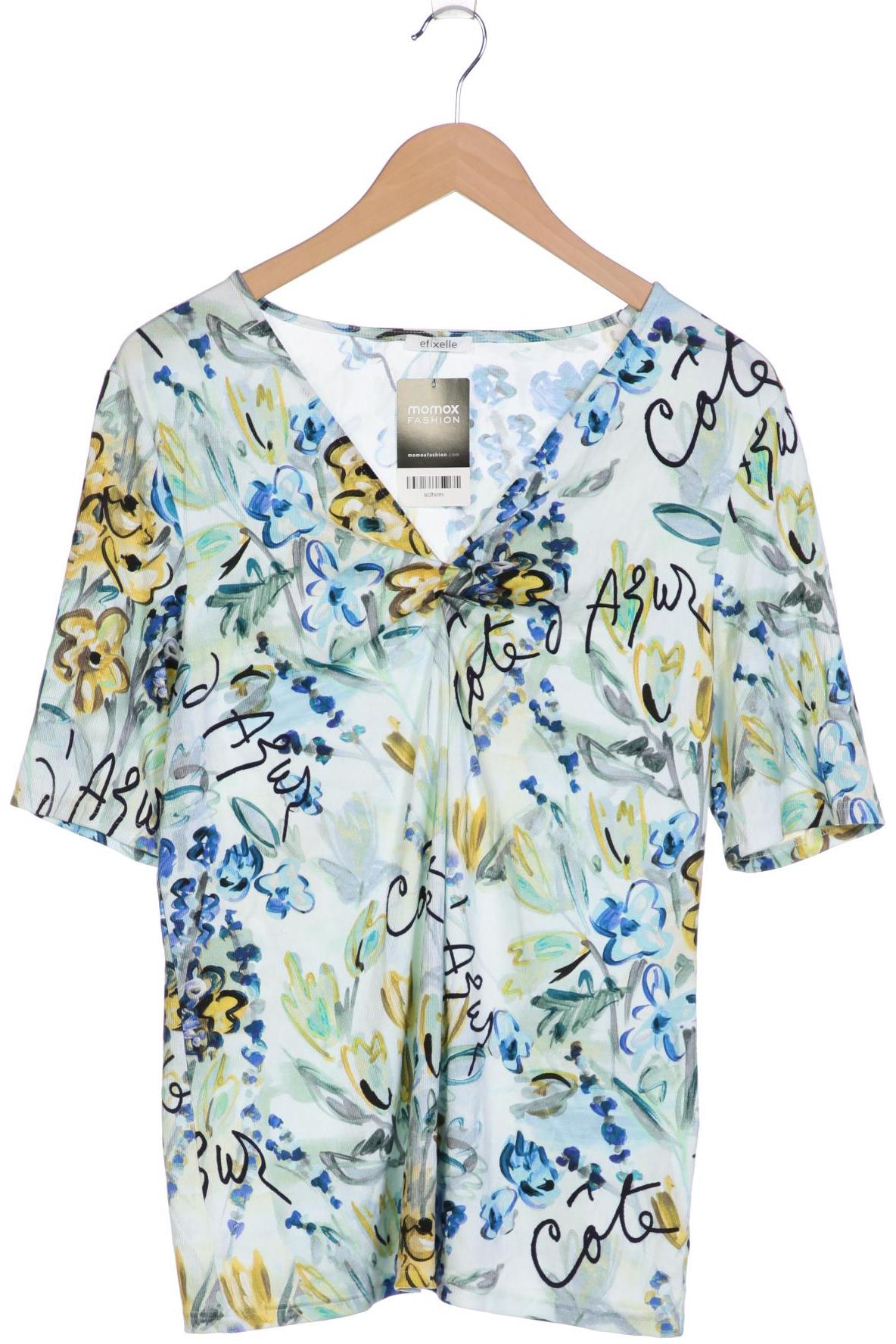 

efixelle Damen T-Shirt, mehrfarbig, Gr. 46