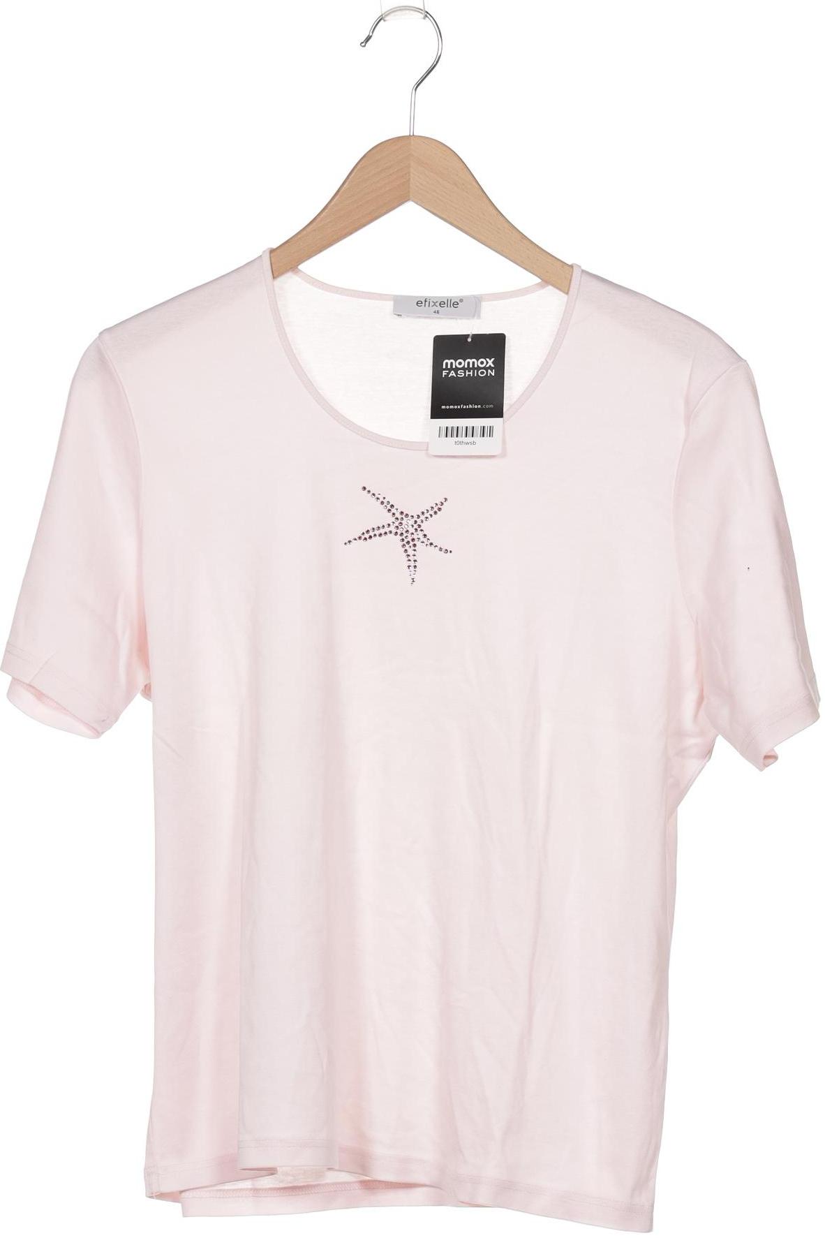 

efixelle Damen T-Shirt, pink, Gr. 46