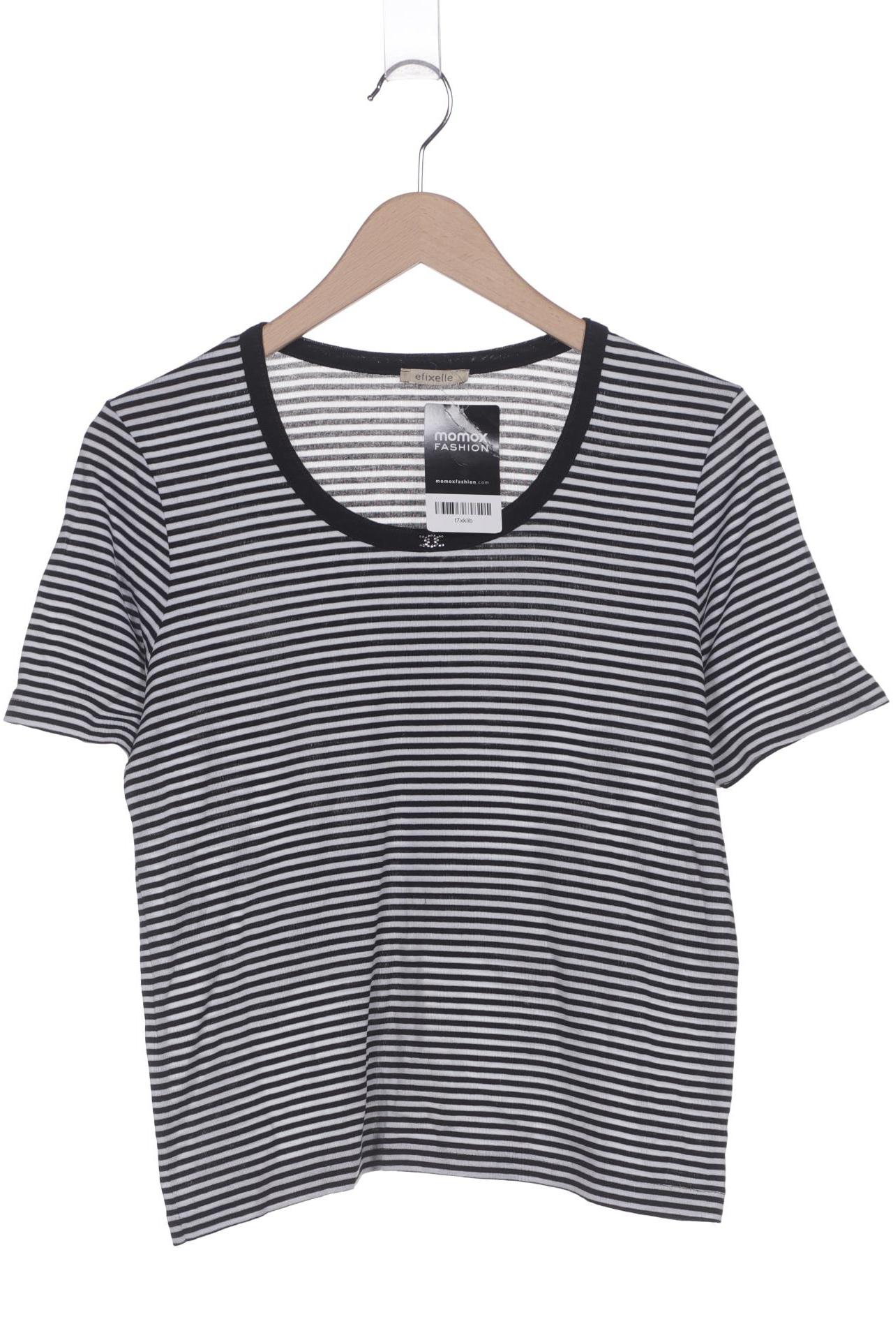 

efixelle Damen T-Shirt, schwarz, Gr. 38
