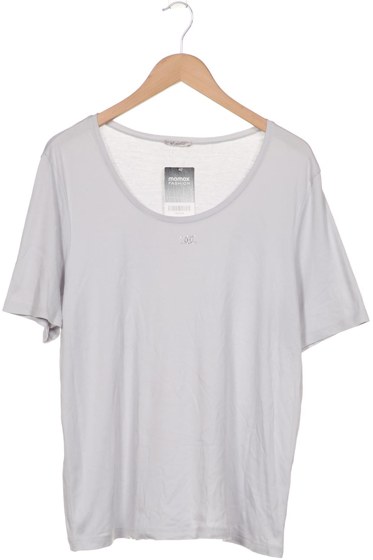 

efixelle Damen T-Shirt, grau, Gr. 48