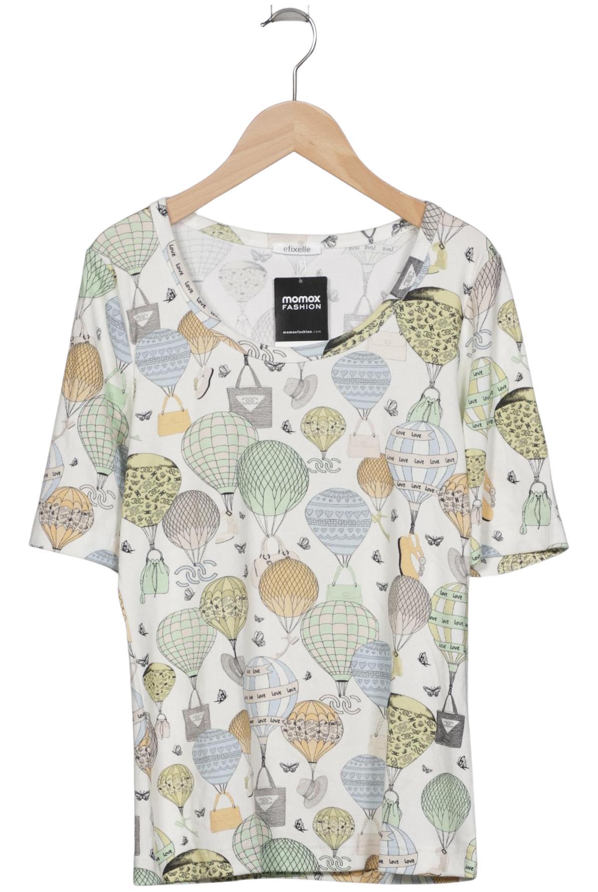 

efixelle Damen T-Shirt, mehrfarbig, Gr. 38