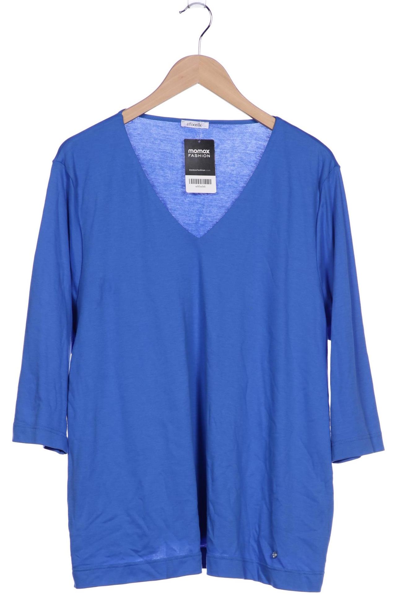 

efixelle Damen T-Shirt, blau, Gr. 48