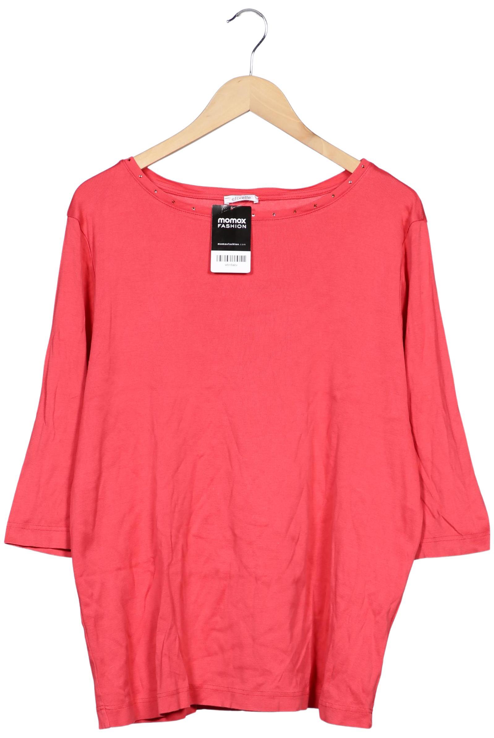 

efixelle Damen T-Shirt, rot, Gr. 50