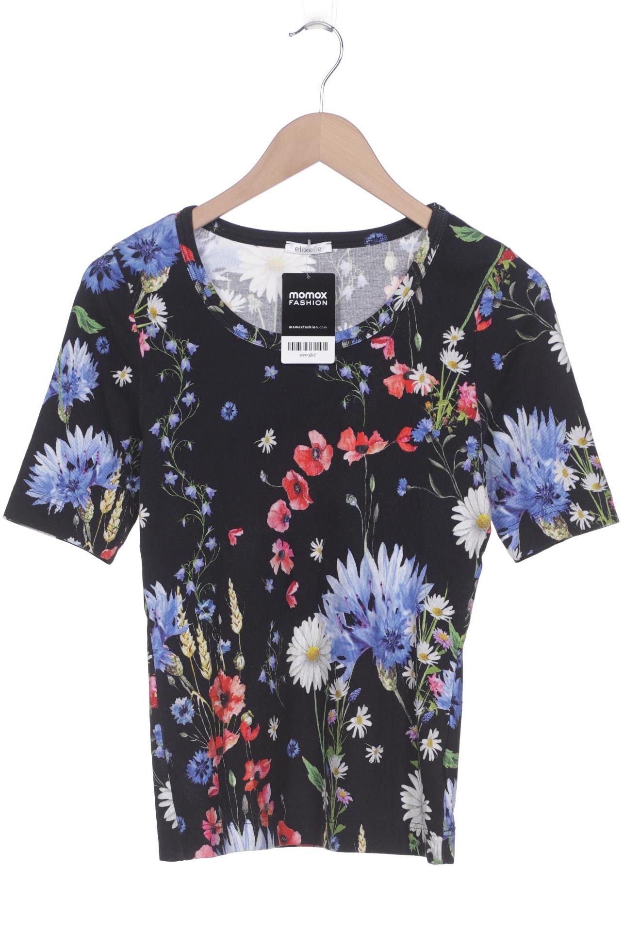 

efixelle Damen T-Shirt, schwarz
