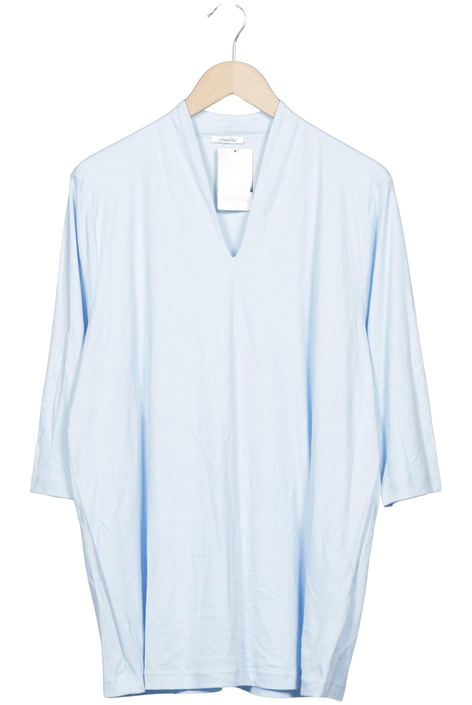 

efixelle Damen T-Shirt, hellblau, Gr. 44