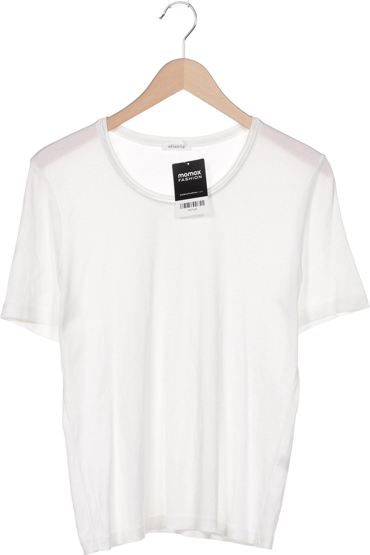 

efixelle Damen T-Shirt, weiß, Gr. 40