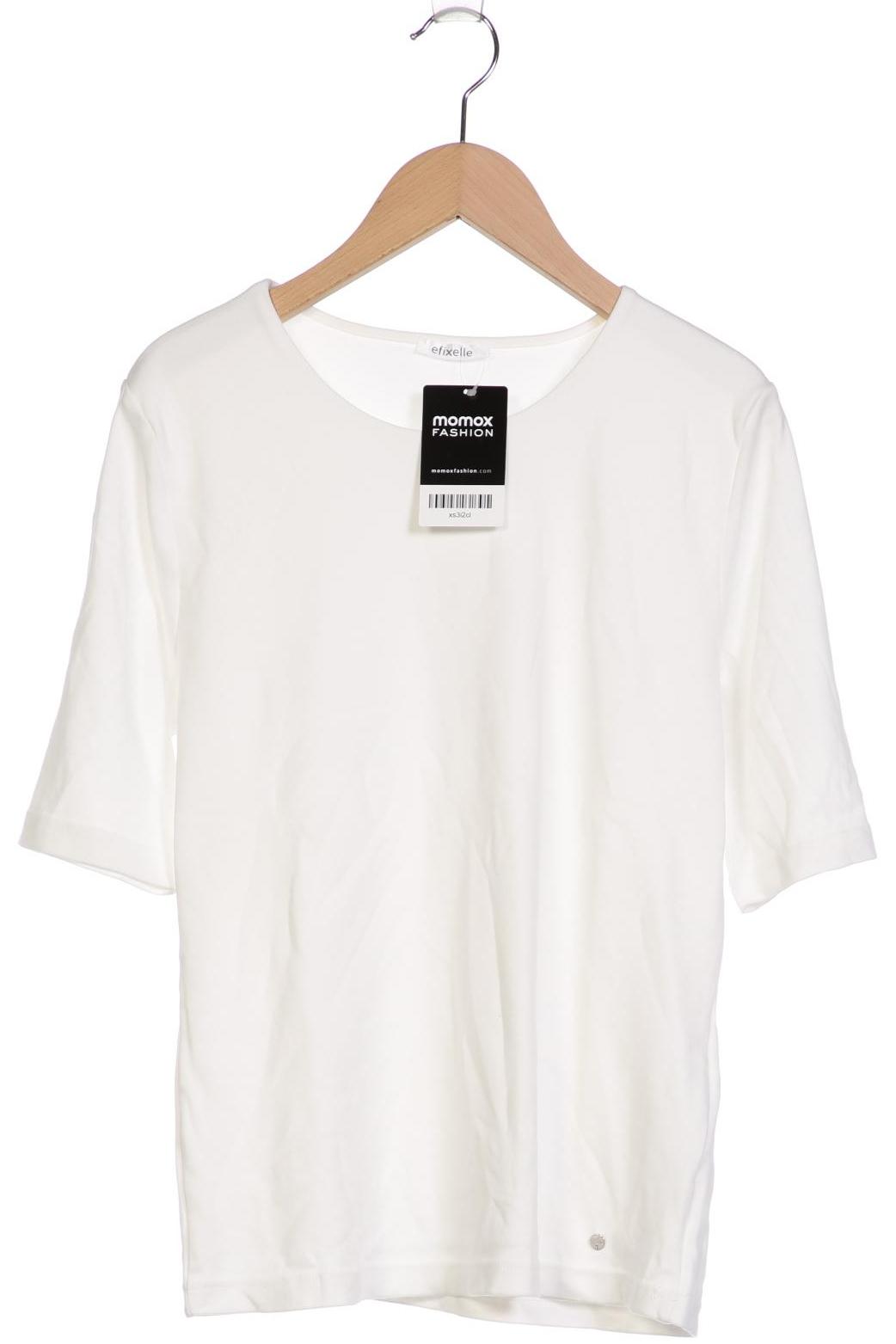 

efixelle Damen T-Shirt, weiß, Gr. 40