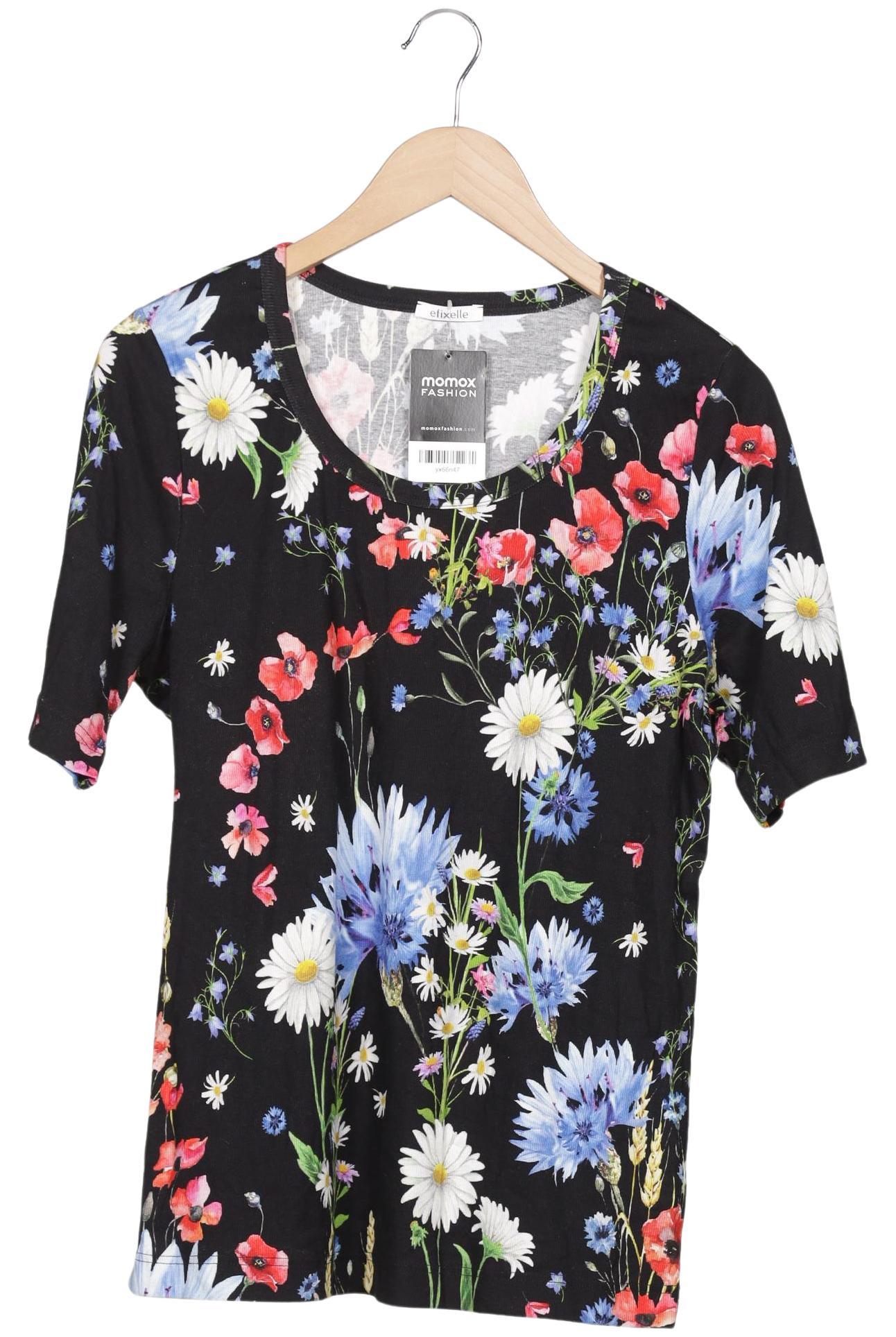 

efixelle Damen T-Shirt, mehrfarbig, Gr. 44