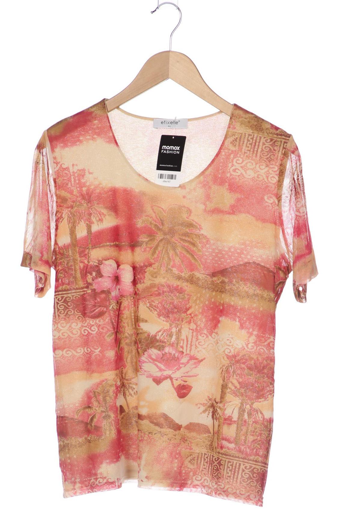 

efixelle Damen T-Shirt, beige, Gr. 44