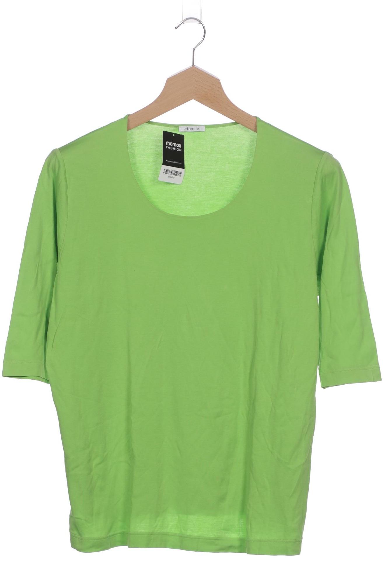 

efixelle Damen T-Shirt, hellgrün, Gr. 44