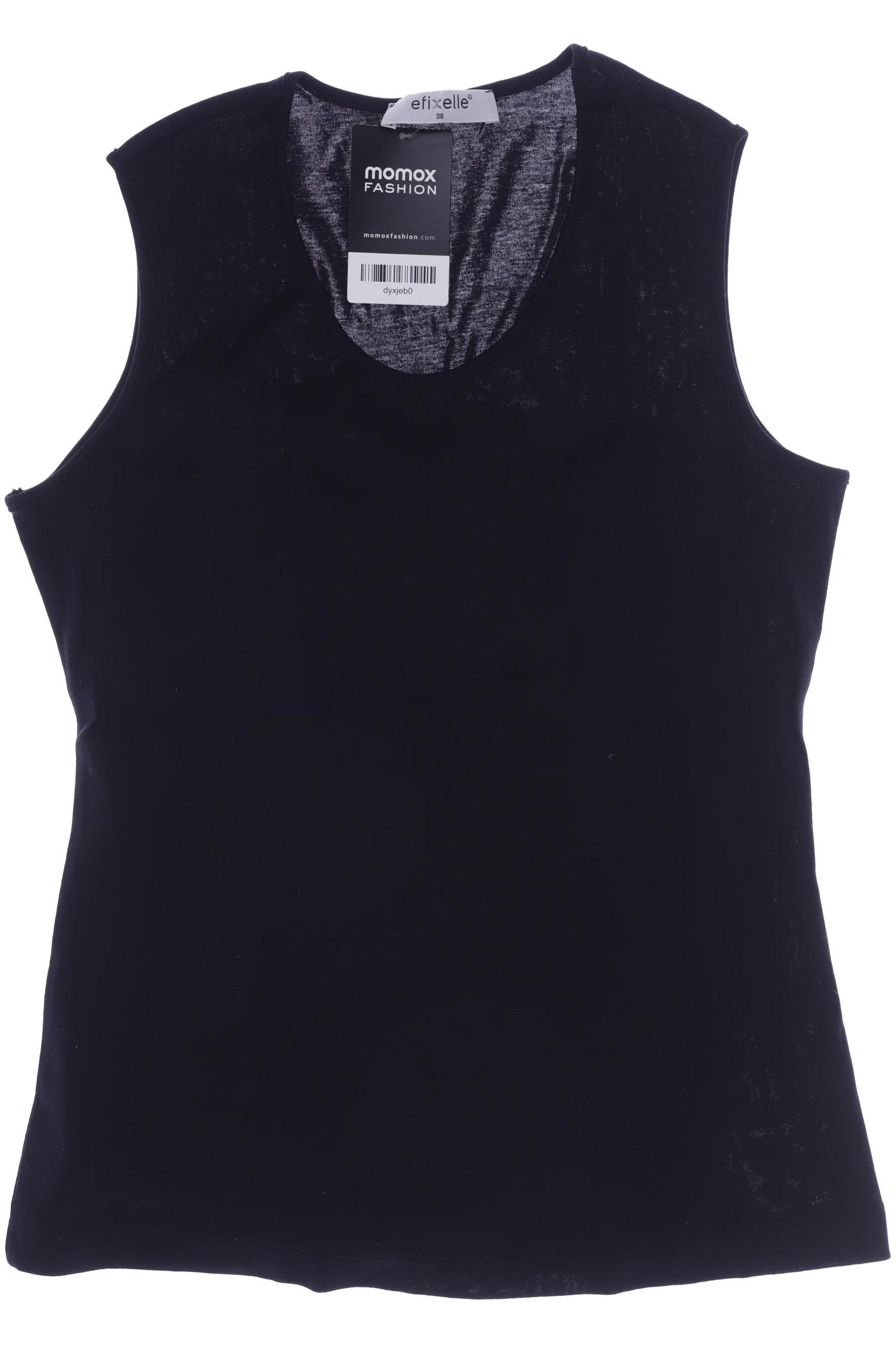 

efixelle Damen Top, schwarz