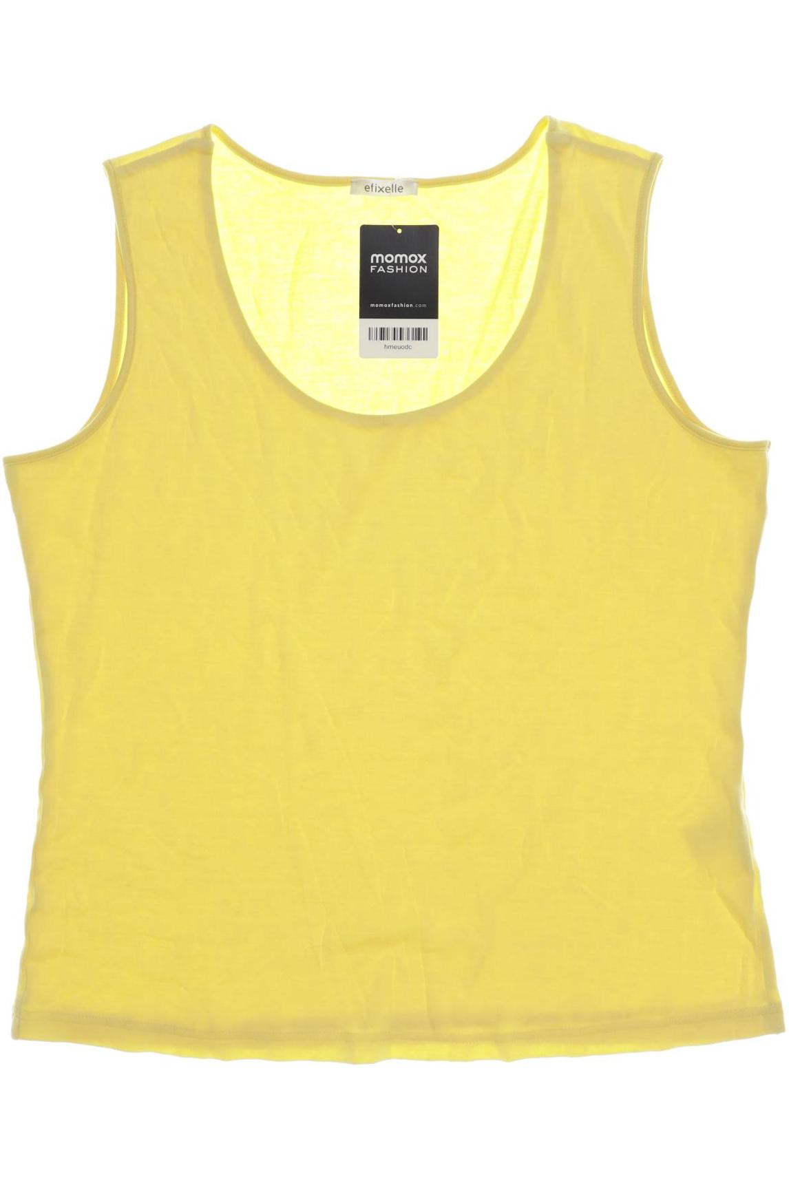 

efixelle Damen Top, gelb