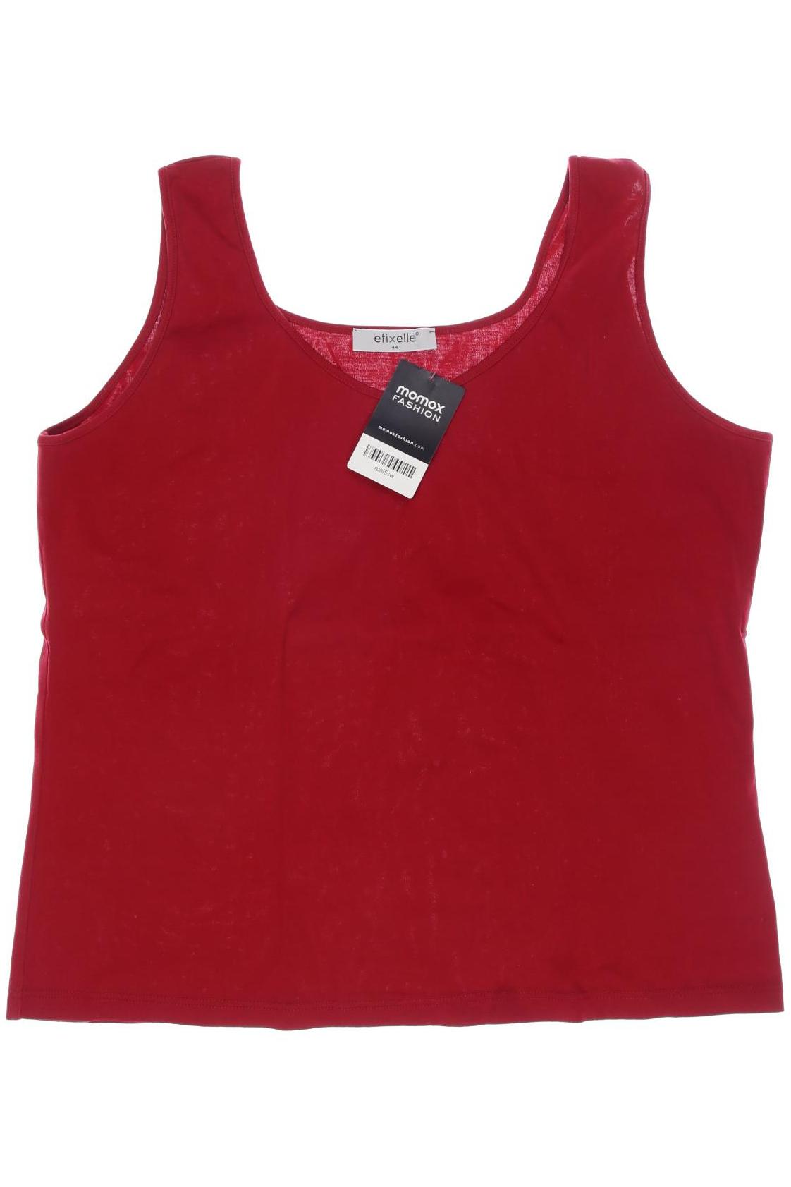 

efixelle Damen Top, rot, Gr. 44