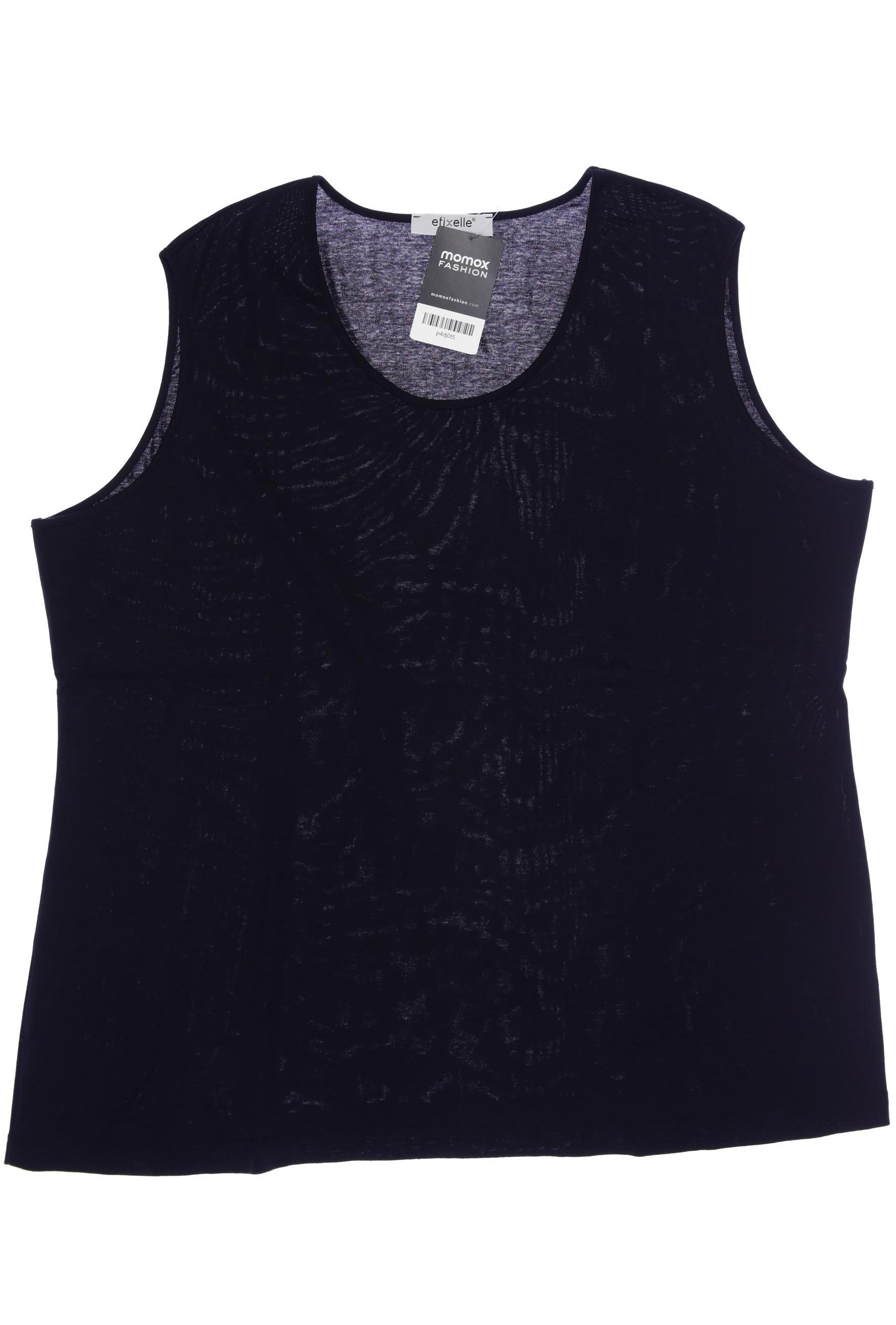 

efixelle Damen Top, marineblau, Gr. 50